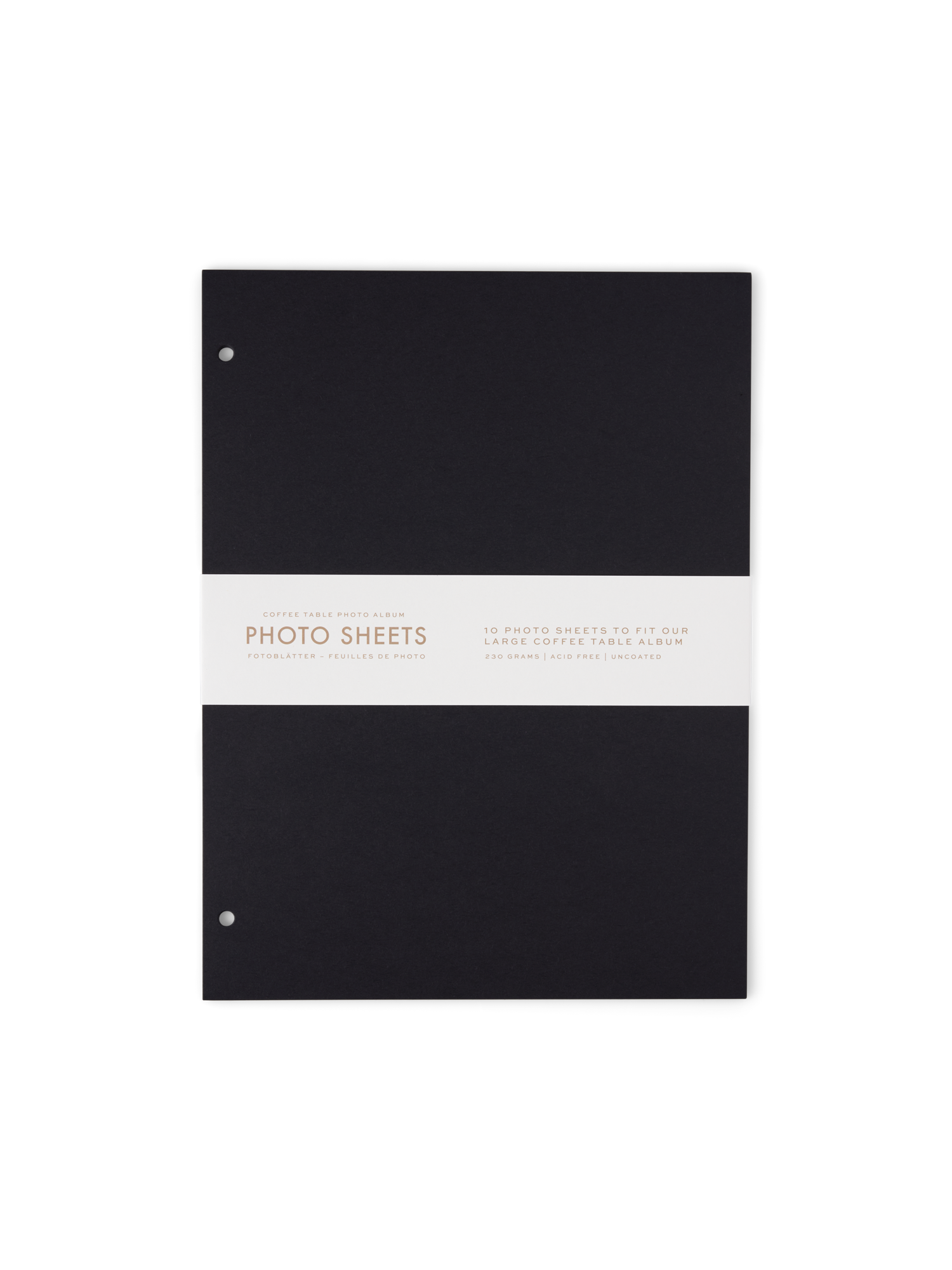 Photo sheets 10-pack Paper. Large. 28 x 21 cm. 10 sheets. 230 gsm.