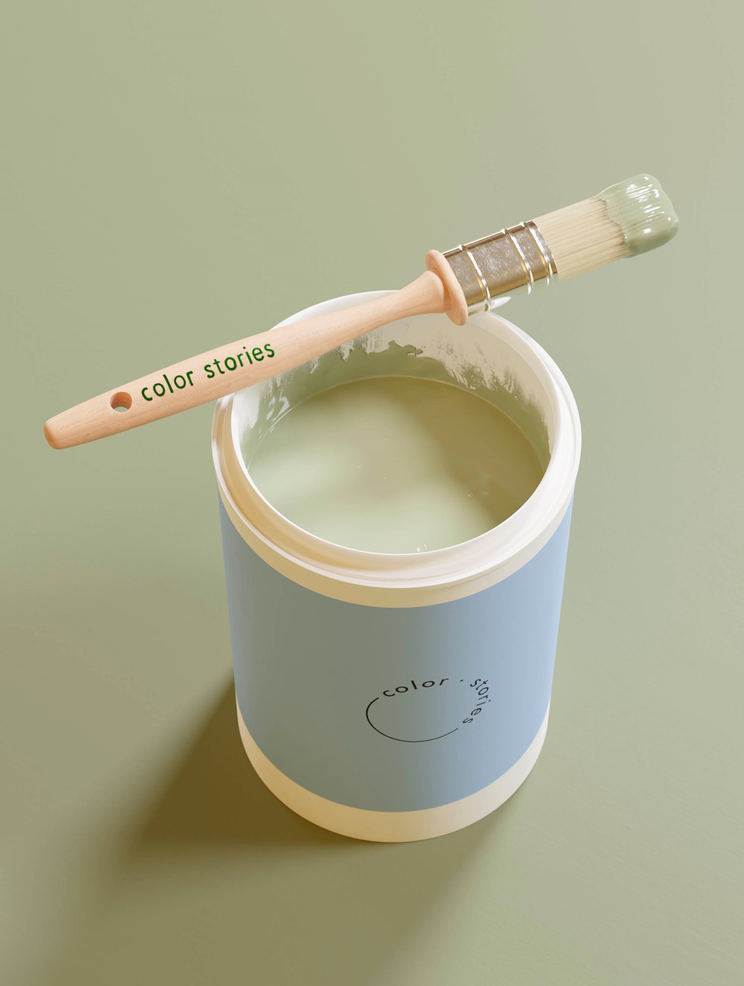 Paint Avocado 2000 ml Acrylic paint.