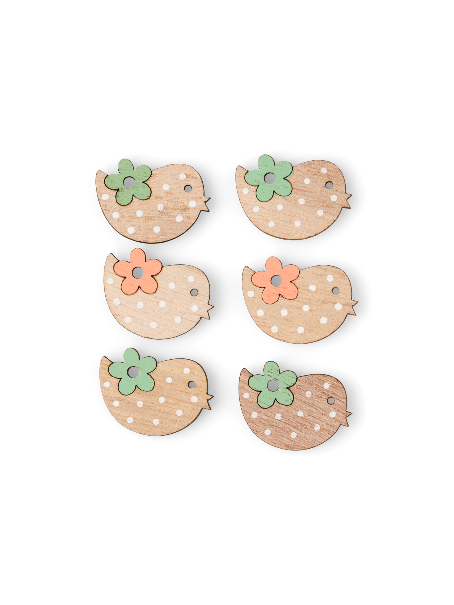 Easter stickers Poplar wood. 6 pcs.