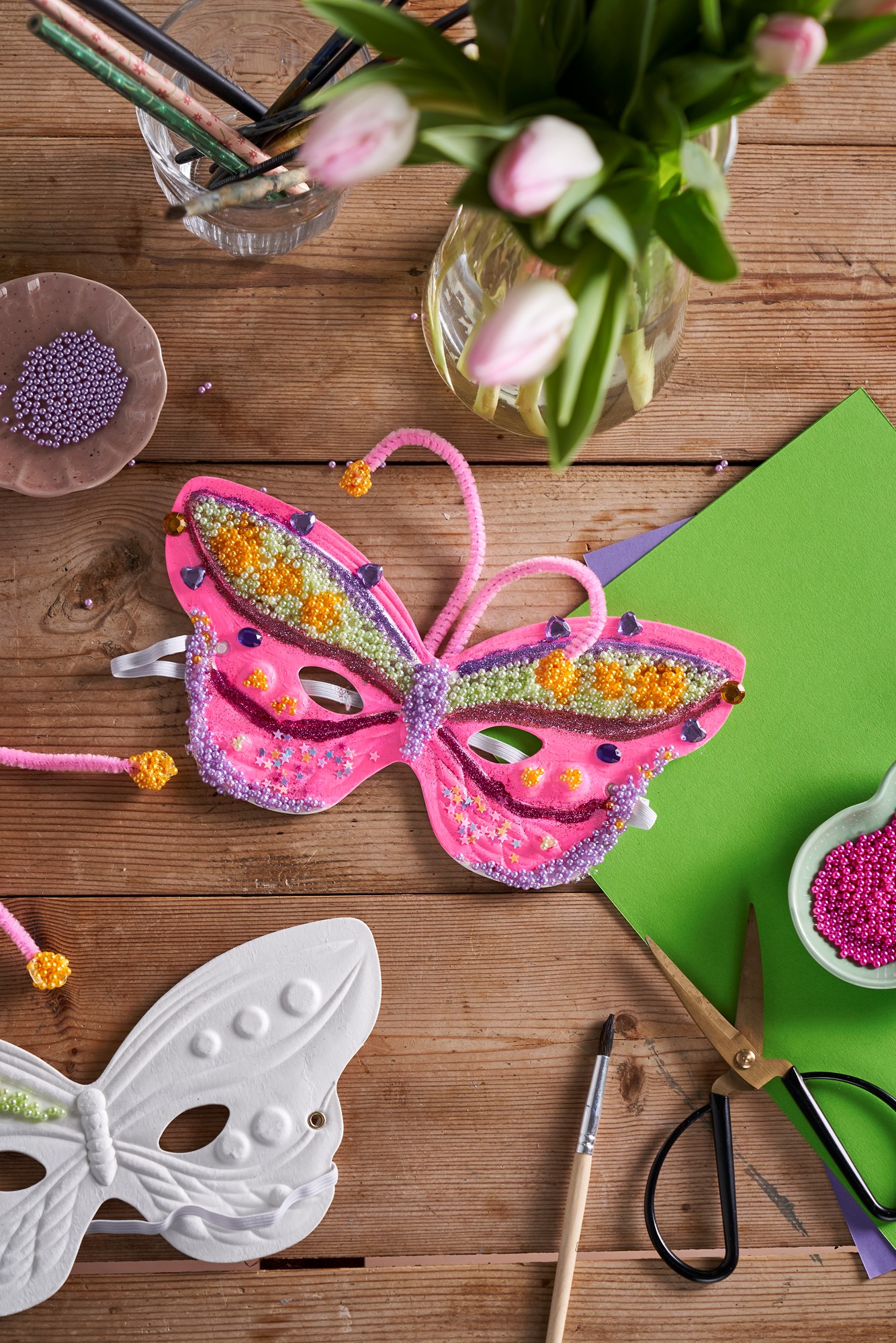 DIY mask Paper. 20 x 10 cm. 300 gsm.