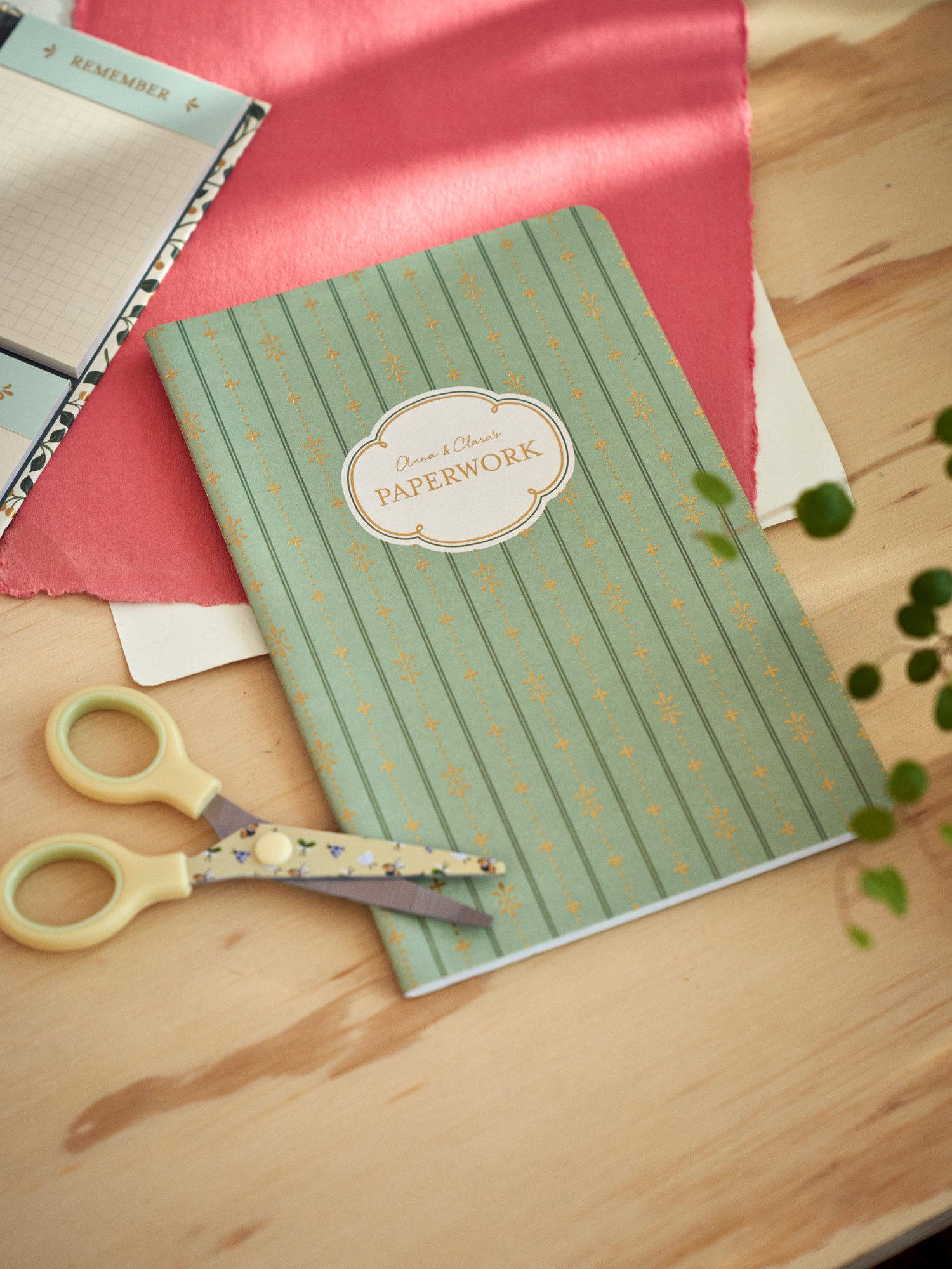 Notebook A5 Paper. Softcover. A5. 120 pages.