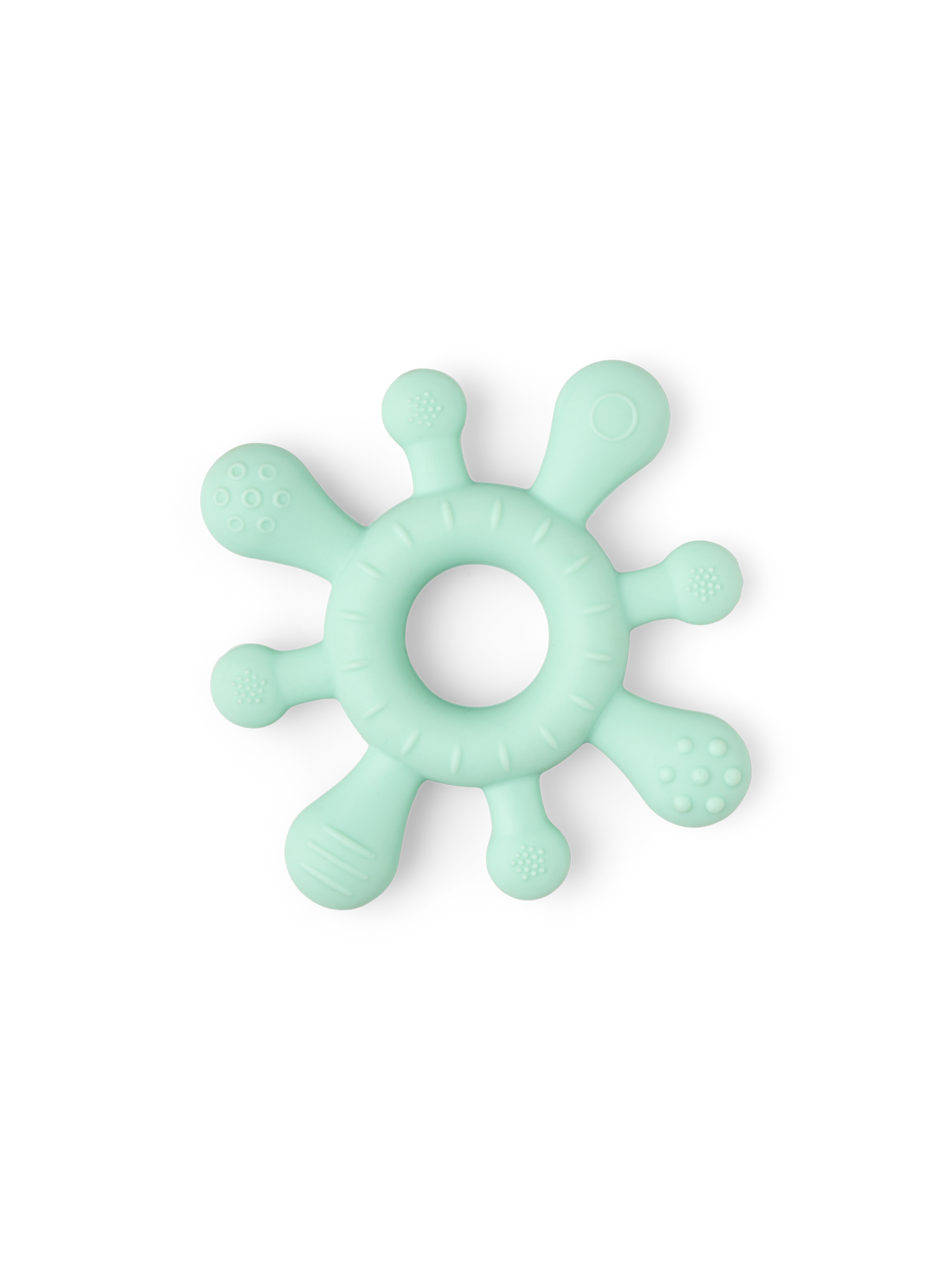 Baby teether Silicone. 12 x 1.5 cm.