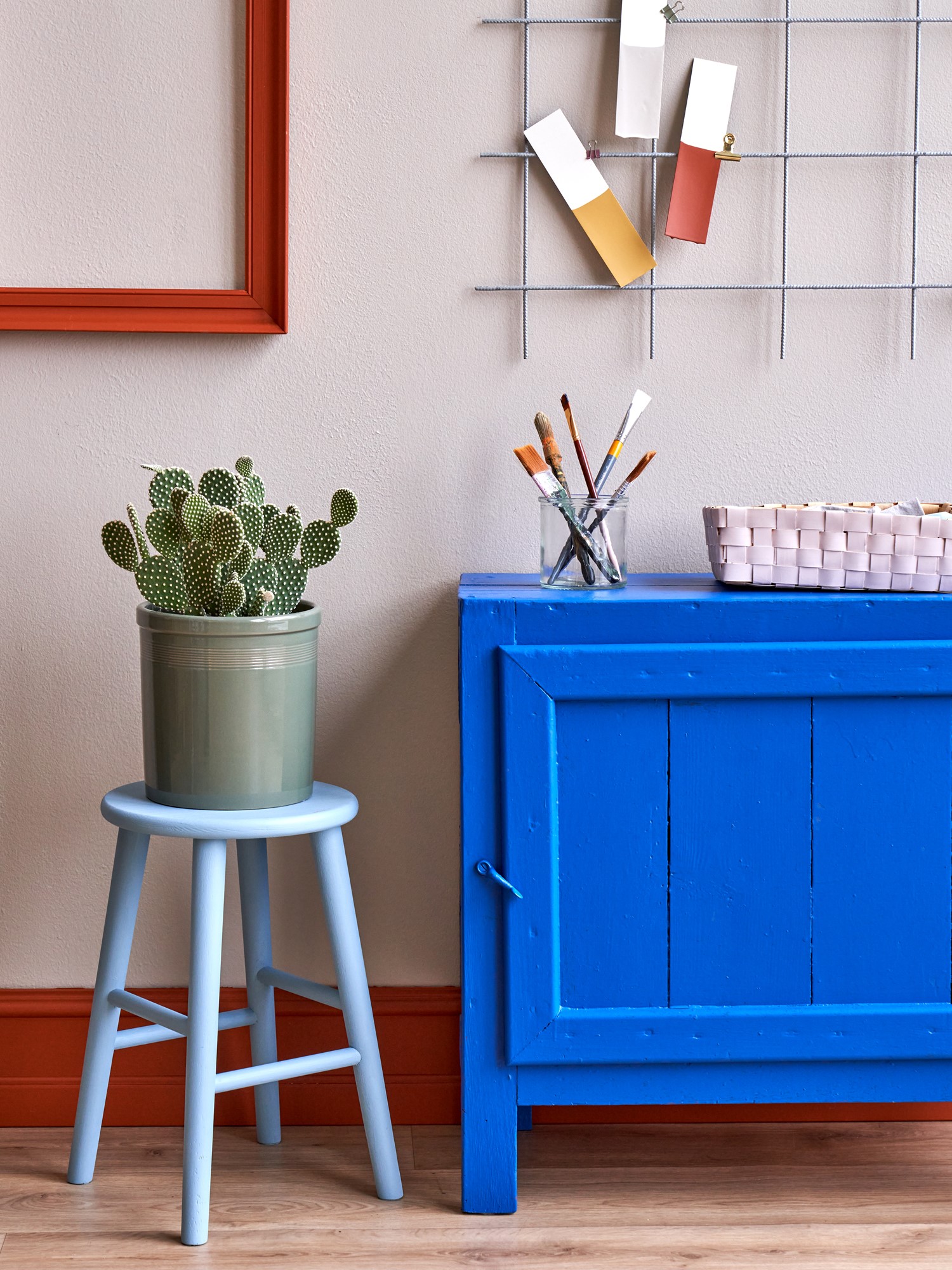 Paint Almueblå 900 ml Acrylic paint. 900 ml.