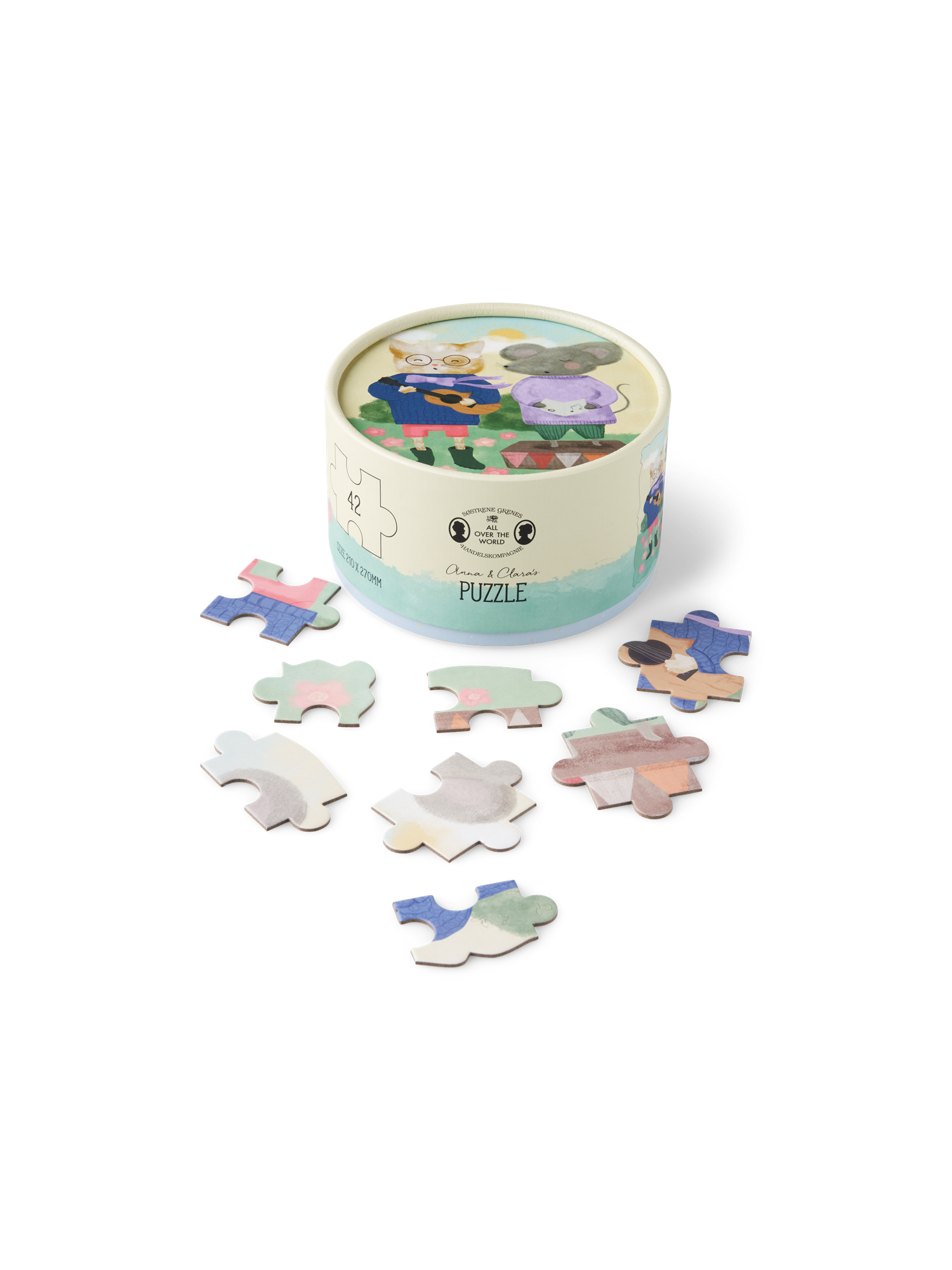 Puzzle 42 pcs Cardboard. 27 x 21 cm. 42 pieces.