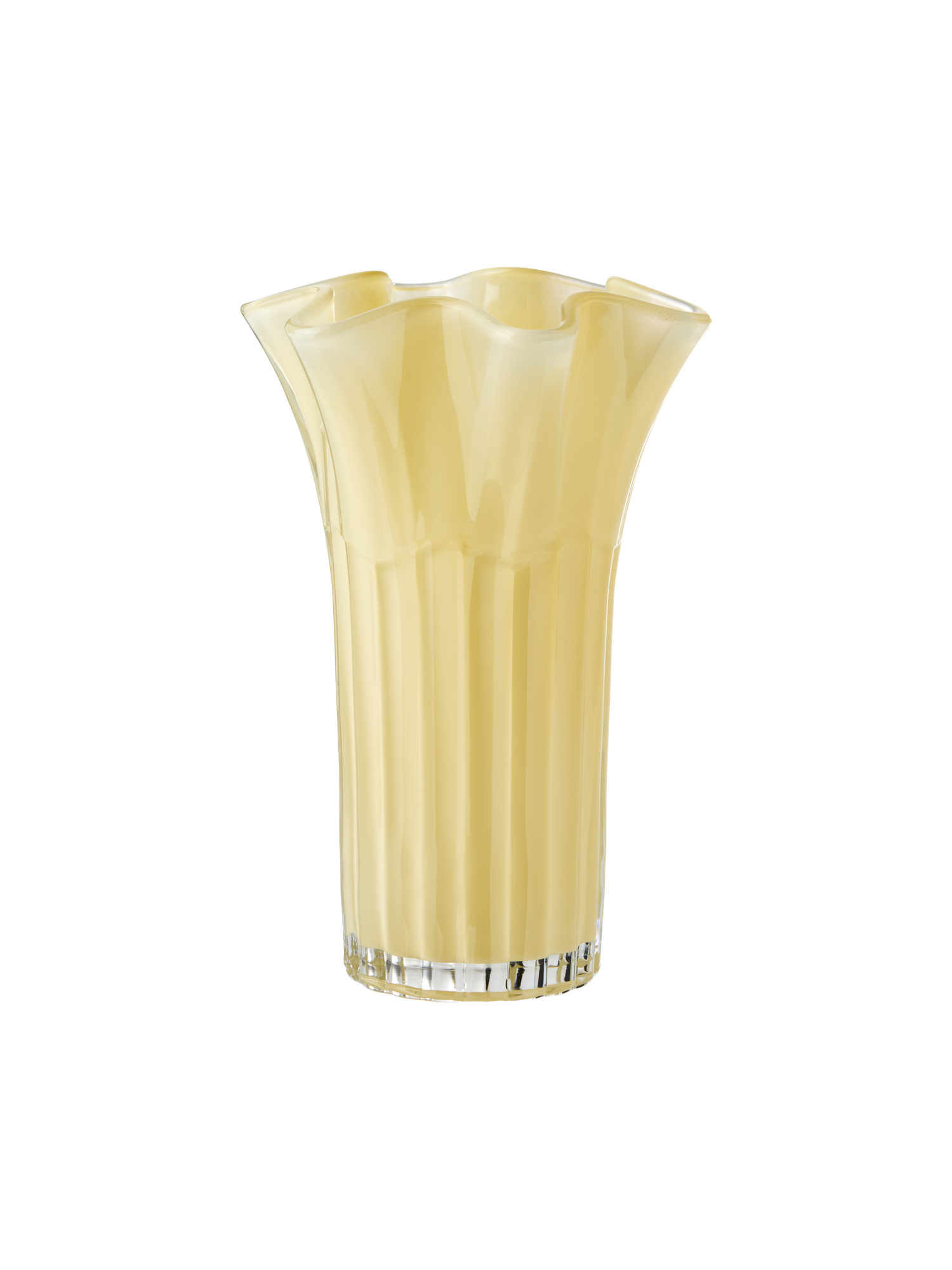 Vase Glass. 16 x 9 x 25 cm.