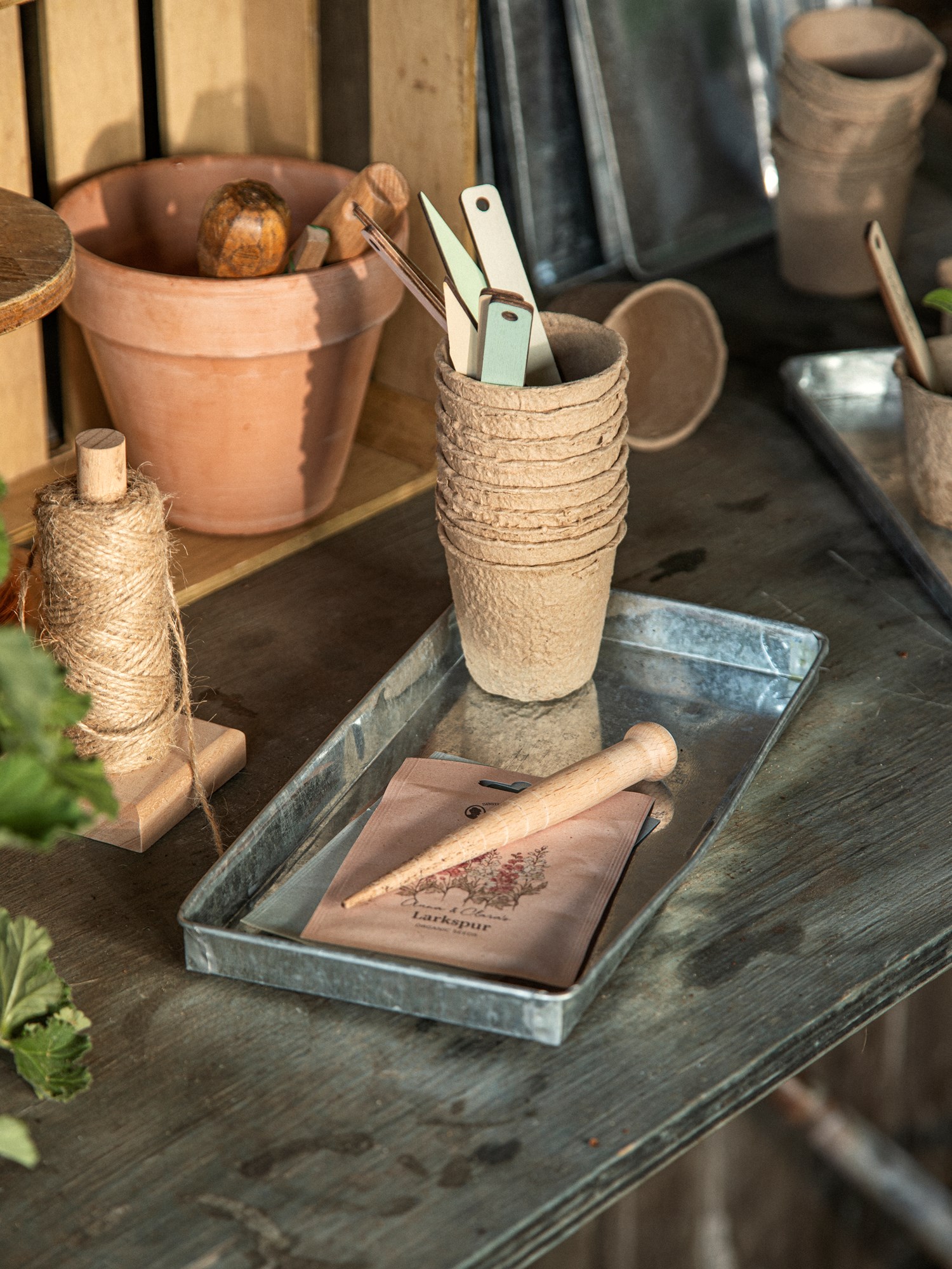 Decorative tray Zinc. 13 x 26 x 2 cm.