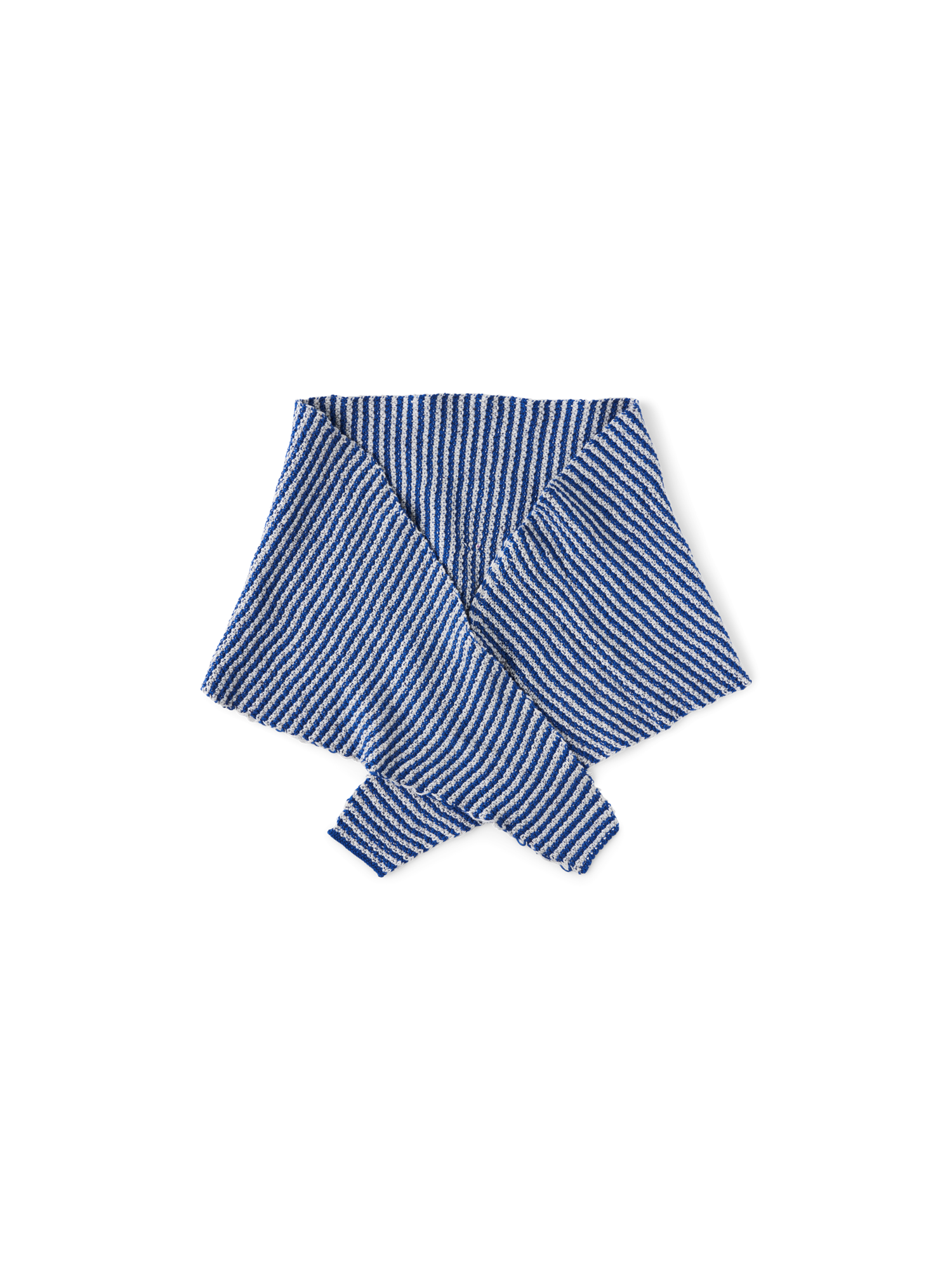 Knitted scarf Cotton.110 x 20 cm.