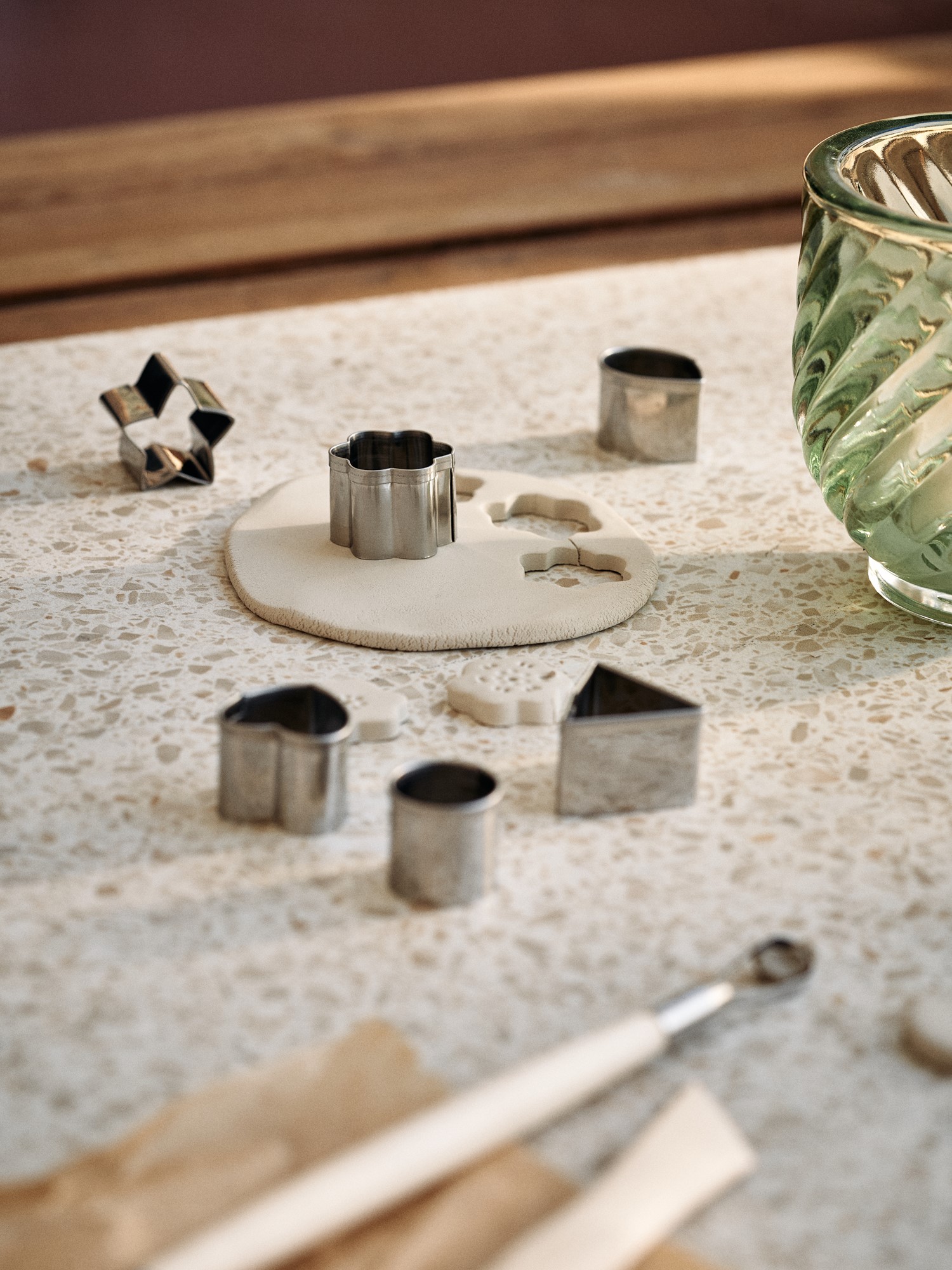 Clay cutters Stainless steel. 6 pcs.