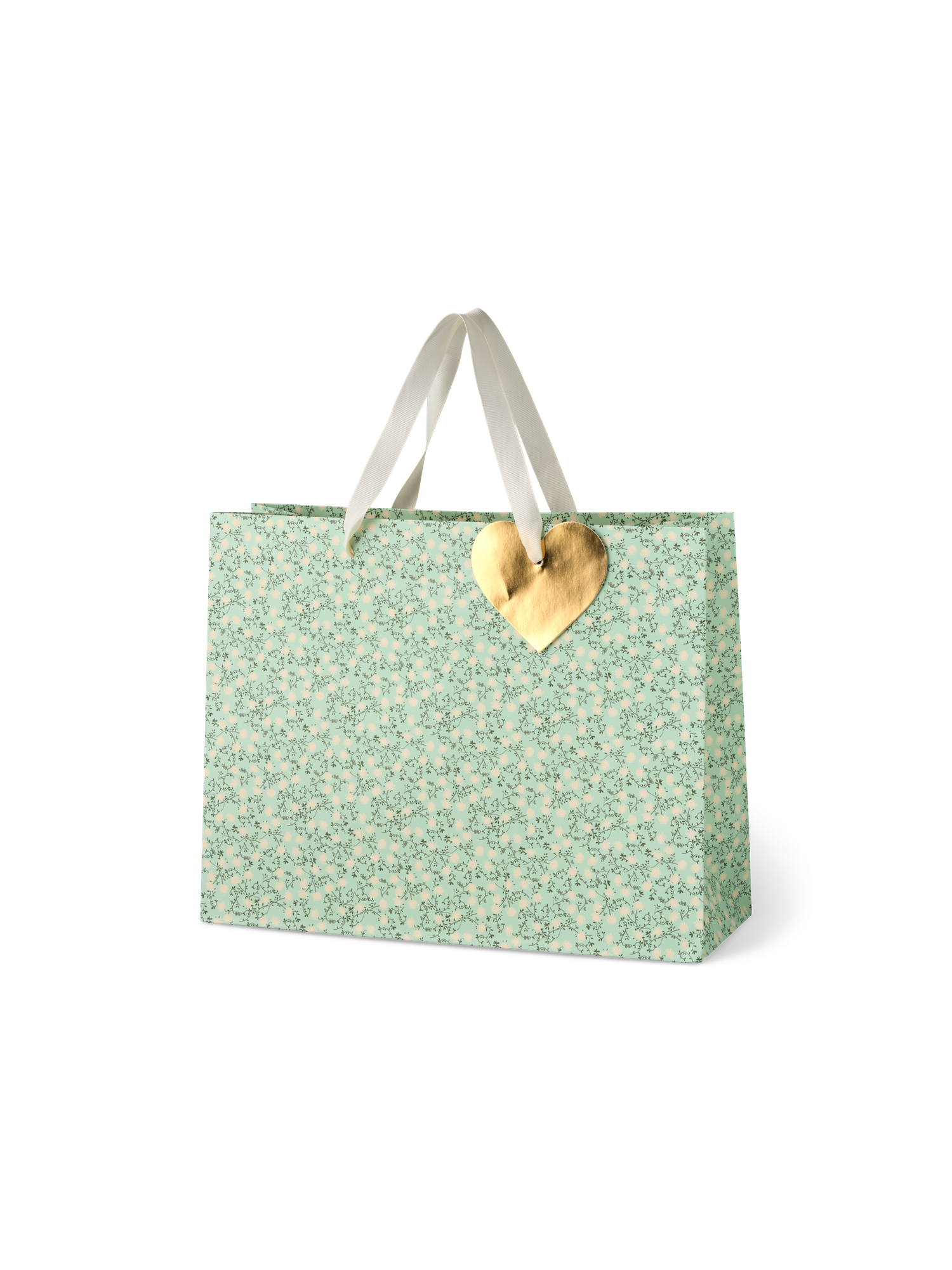Gift bag Paper. 21 x 18 x 8 cm.