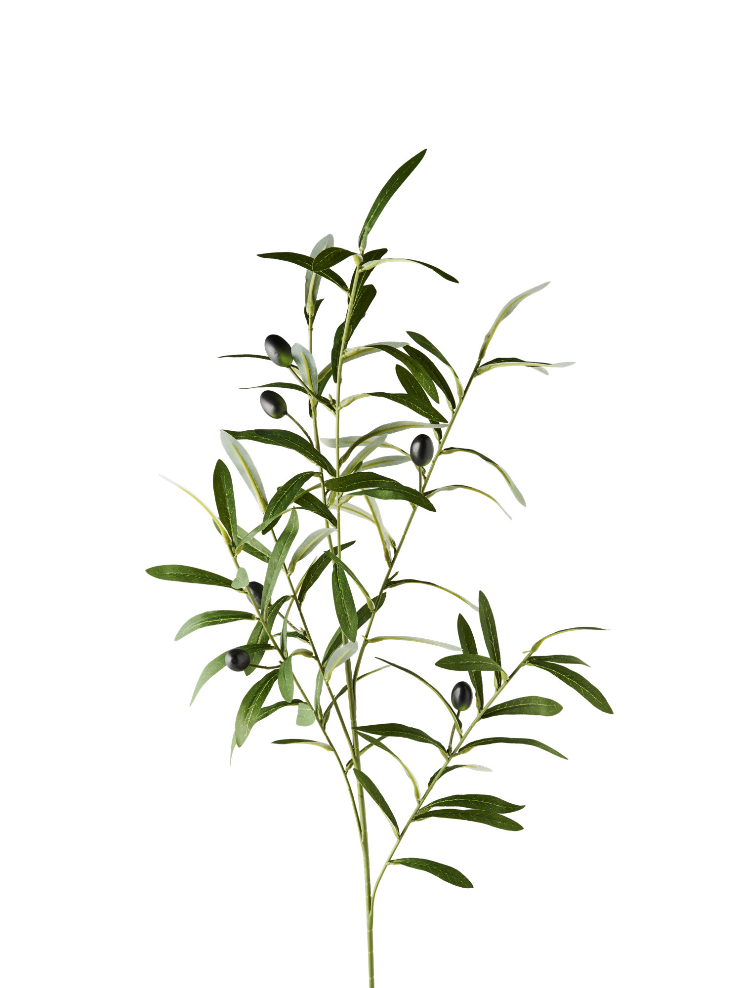 Artificial olive leaf branch 91 cm.