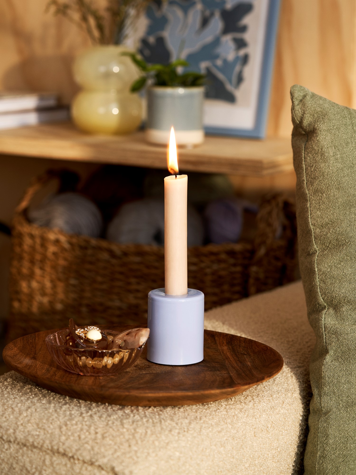 Candleholder Iron. Ø5 x 4 cm.