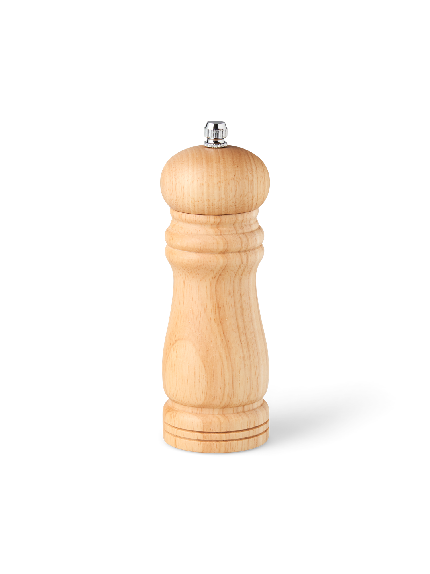 Salt or pepper mill Rubber wood/ceramic/polypropylene. Ø5 x 15 cm.