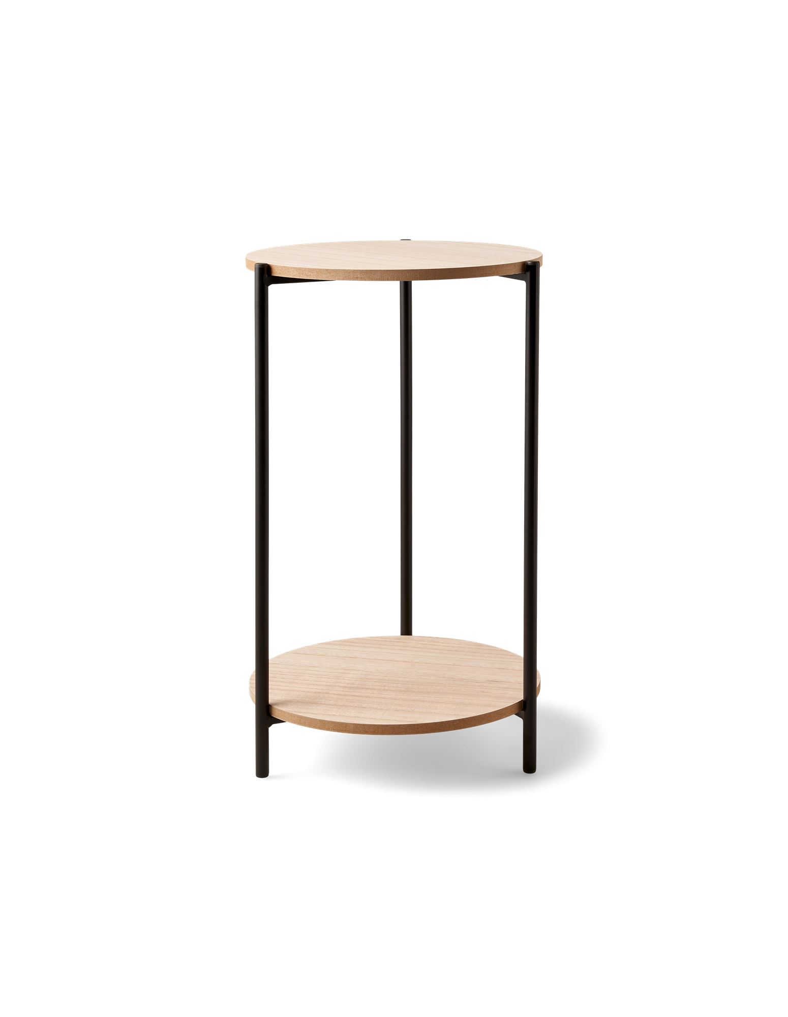 Plant stand Iron/MDF/poplar wood. 27 x 27 x 46 cm.