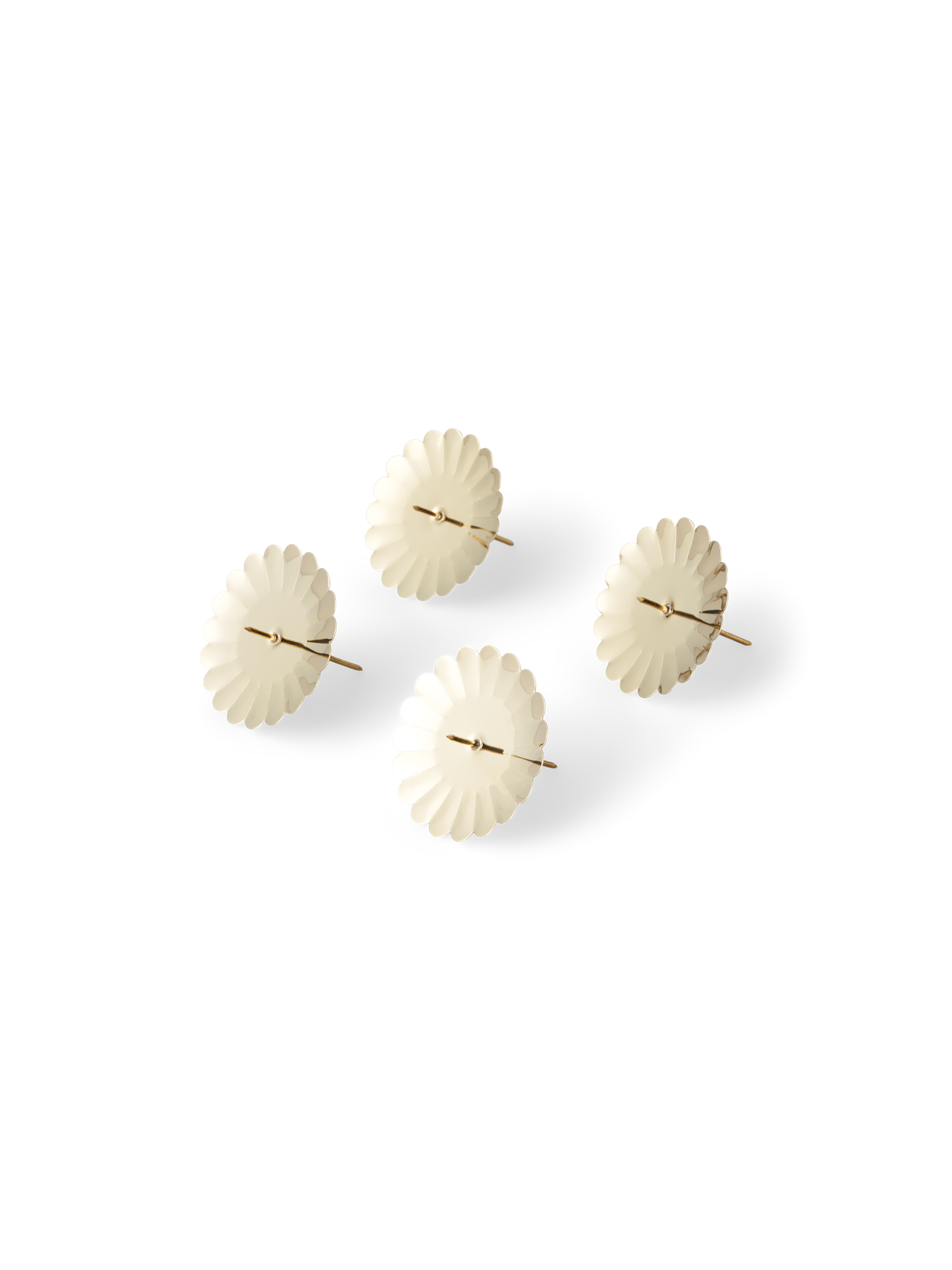 Pillar candleholders for wreaths 4-pack Iron. 7.5 cm. 4 pcs.