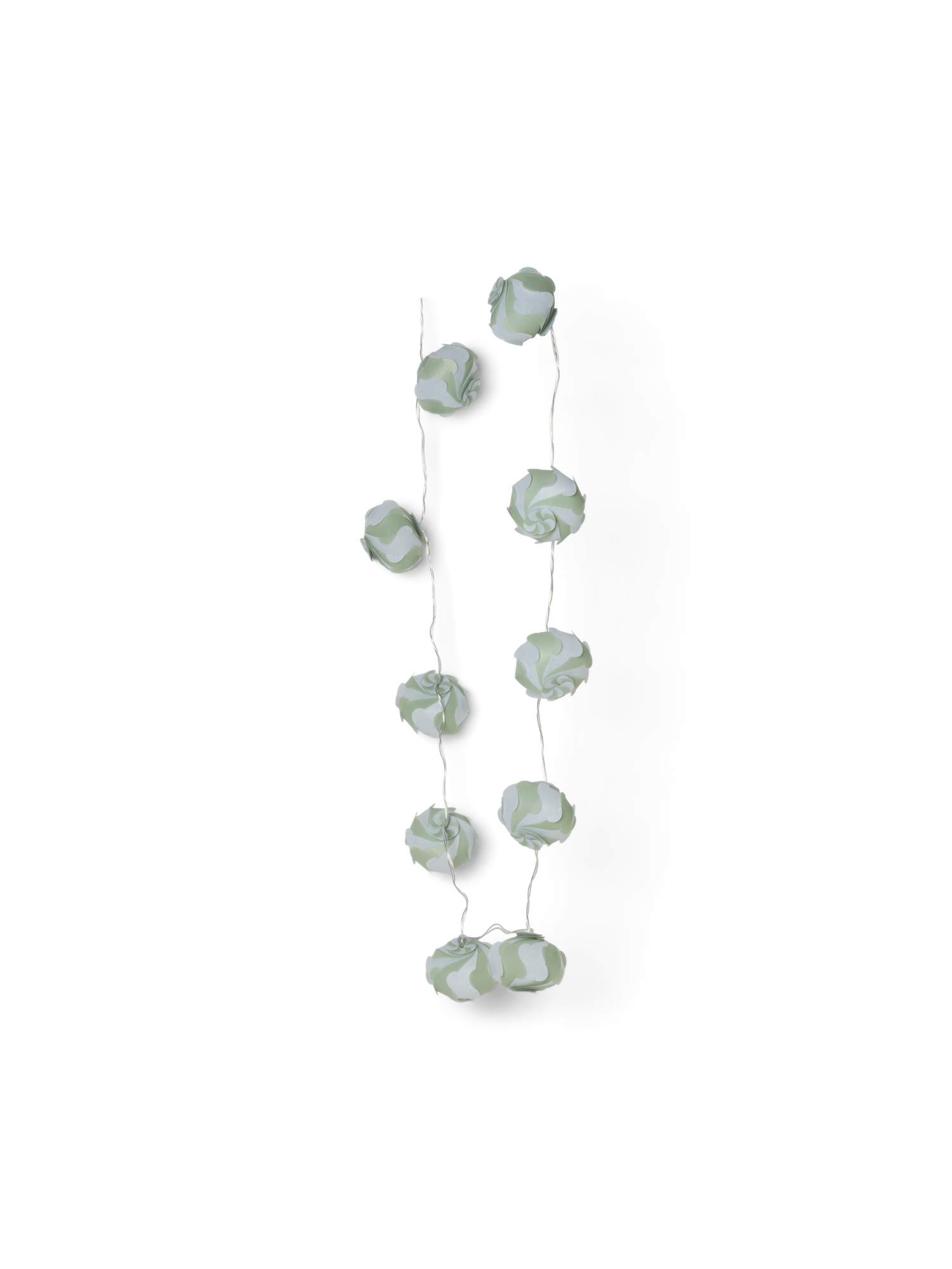 LED string lights Paper lampshades. 1.65 m.