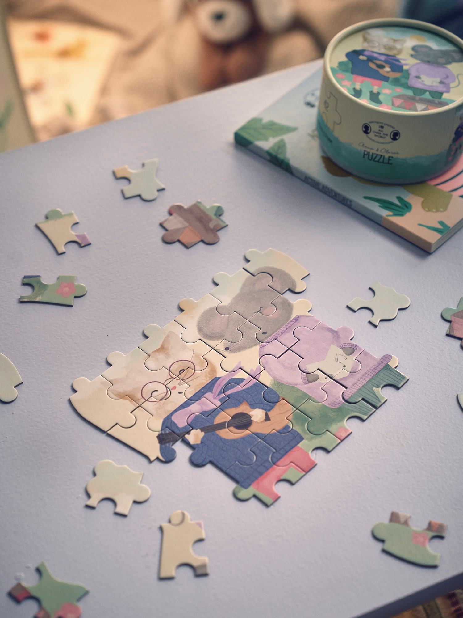 Puzzle 42 pcs Cardboard. 27 x 21 cm. 42 pieces.