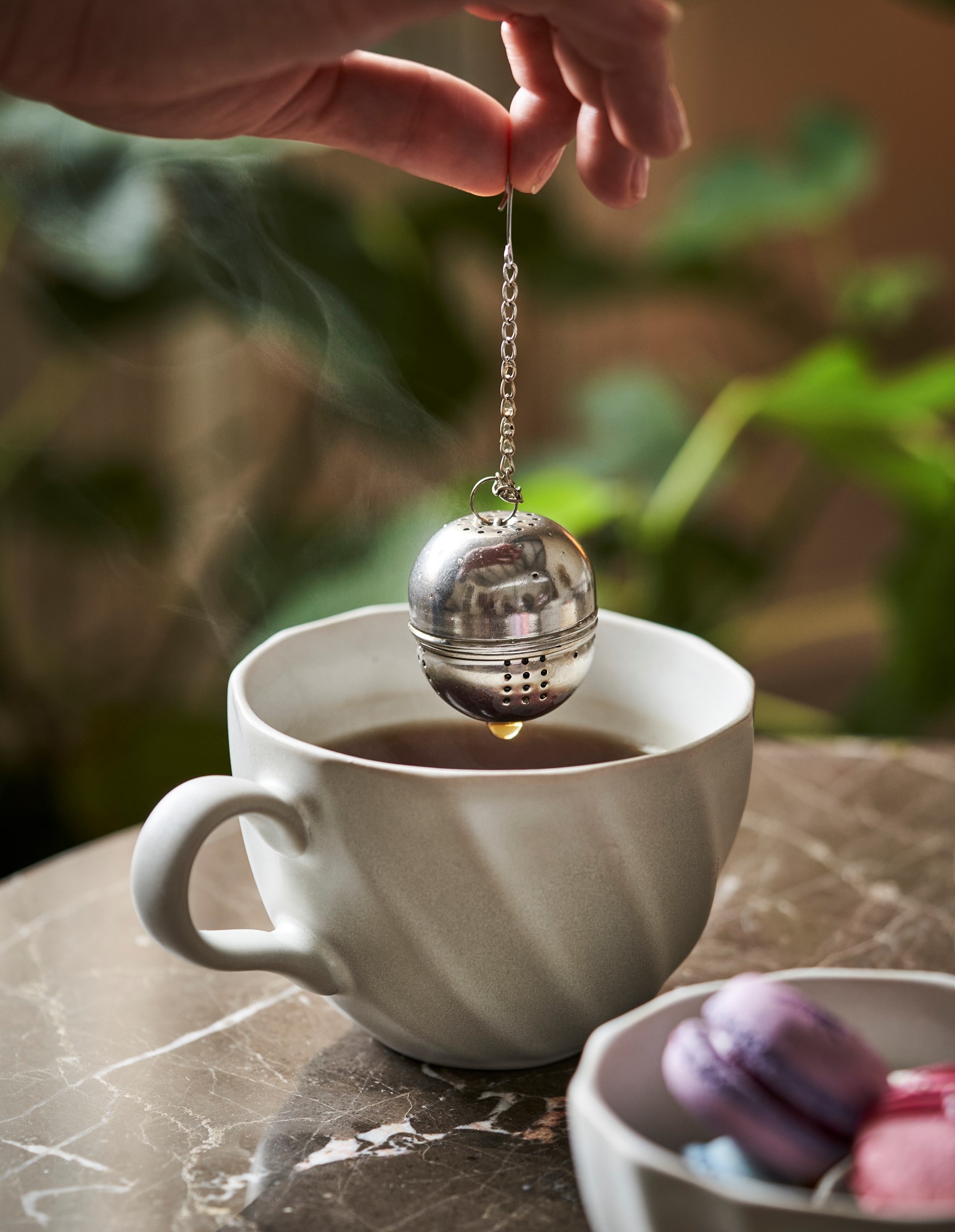 Tea strainer Stainless steel. 4 cm.