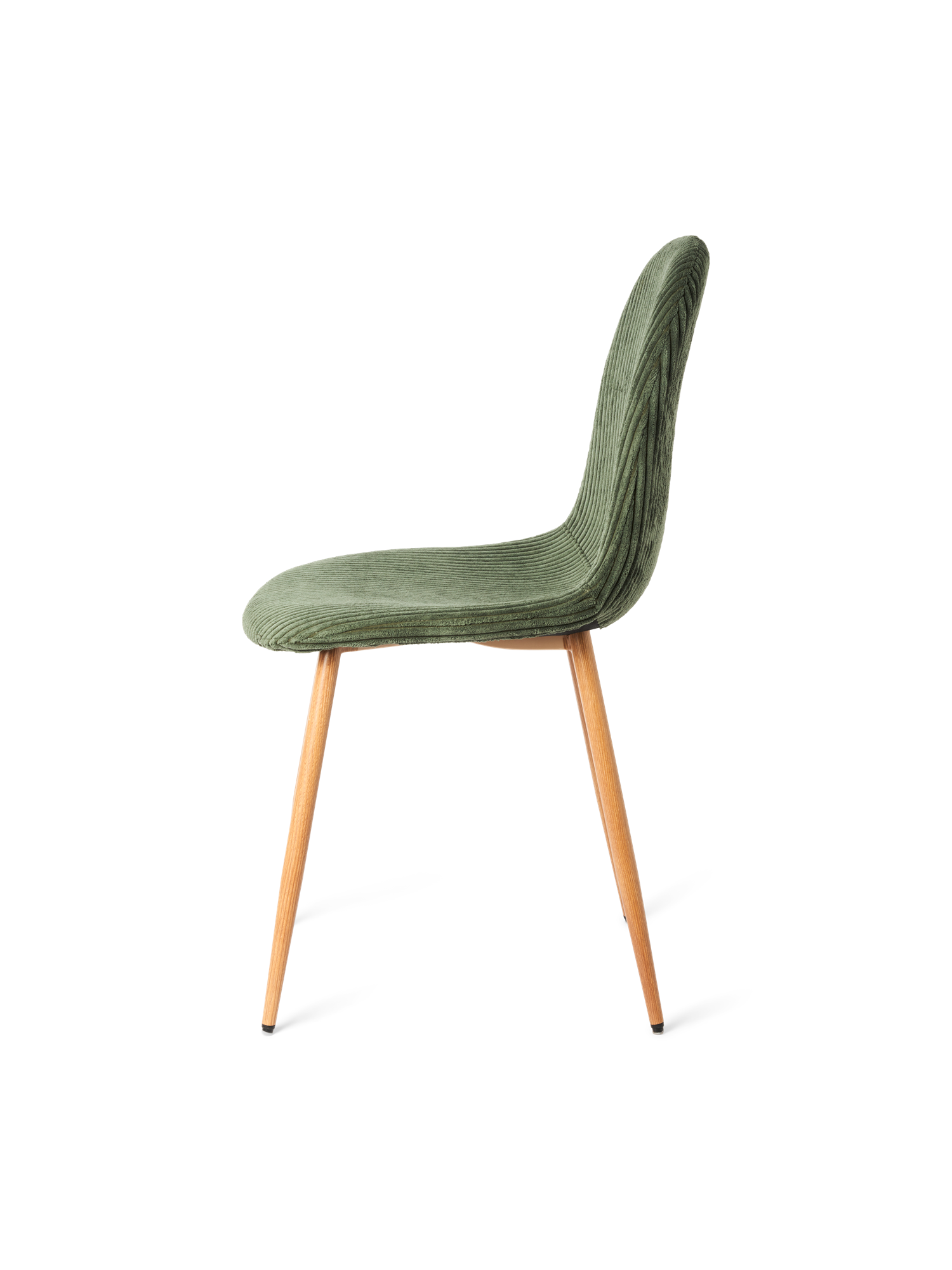 Corduroy chair 44.5 x 40.5 x 89 cm.