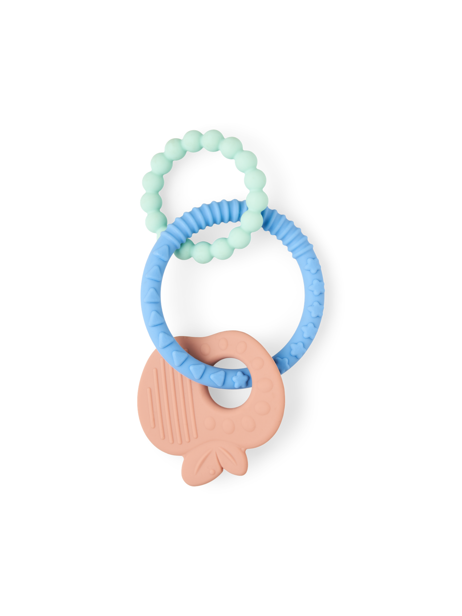 Baby teether ring Silicone. Ø6.5 cm.