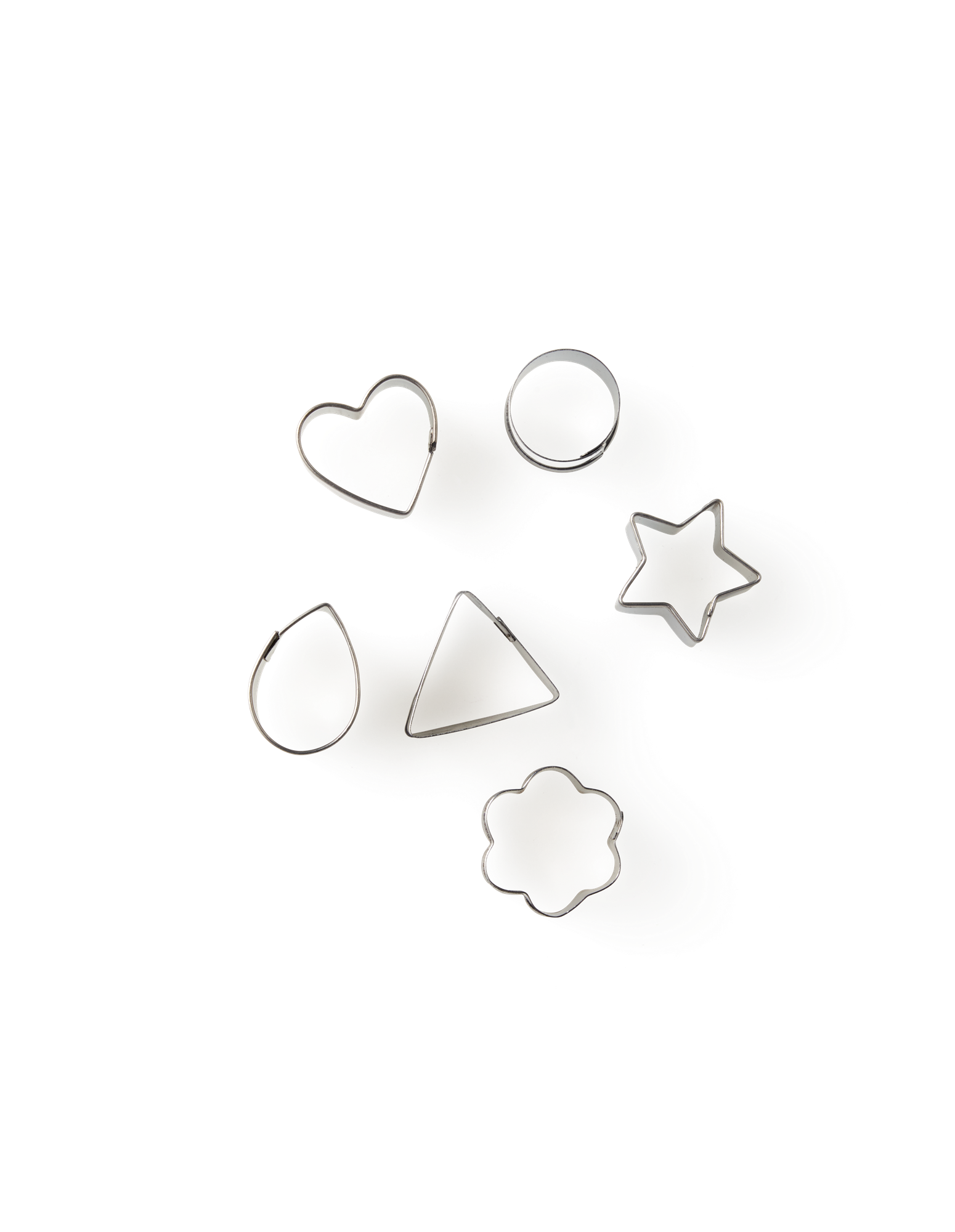 Clay cutters Stainless steel. 6 pcs.