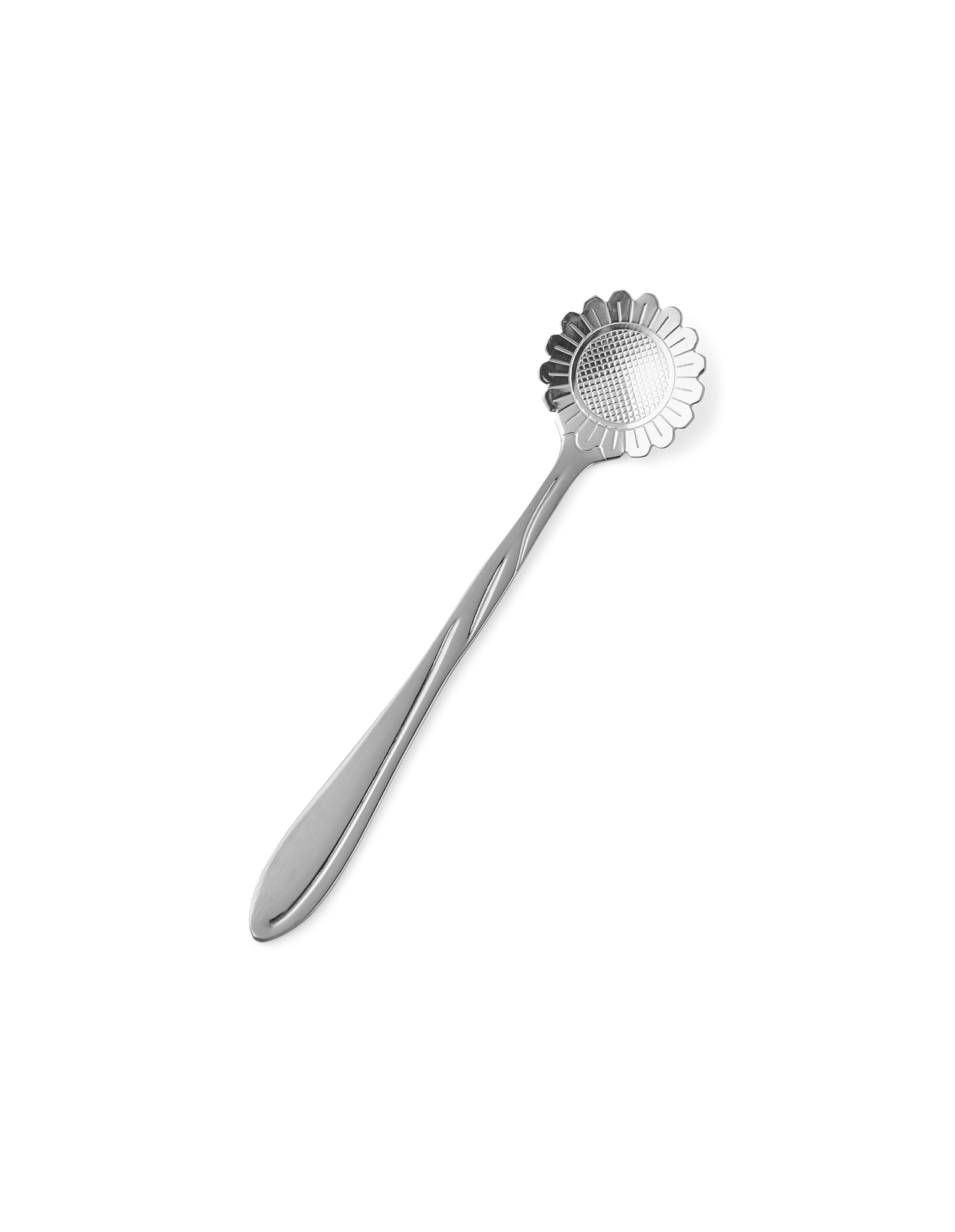 Sunflower spoon Stainless steel. 12.8 cm.