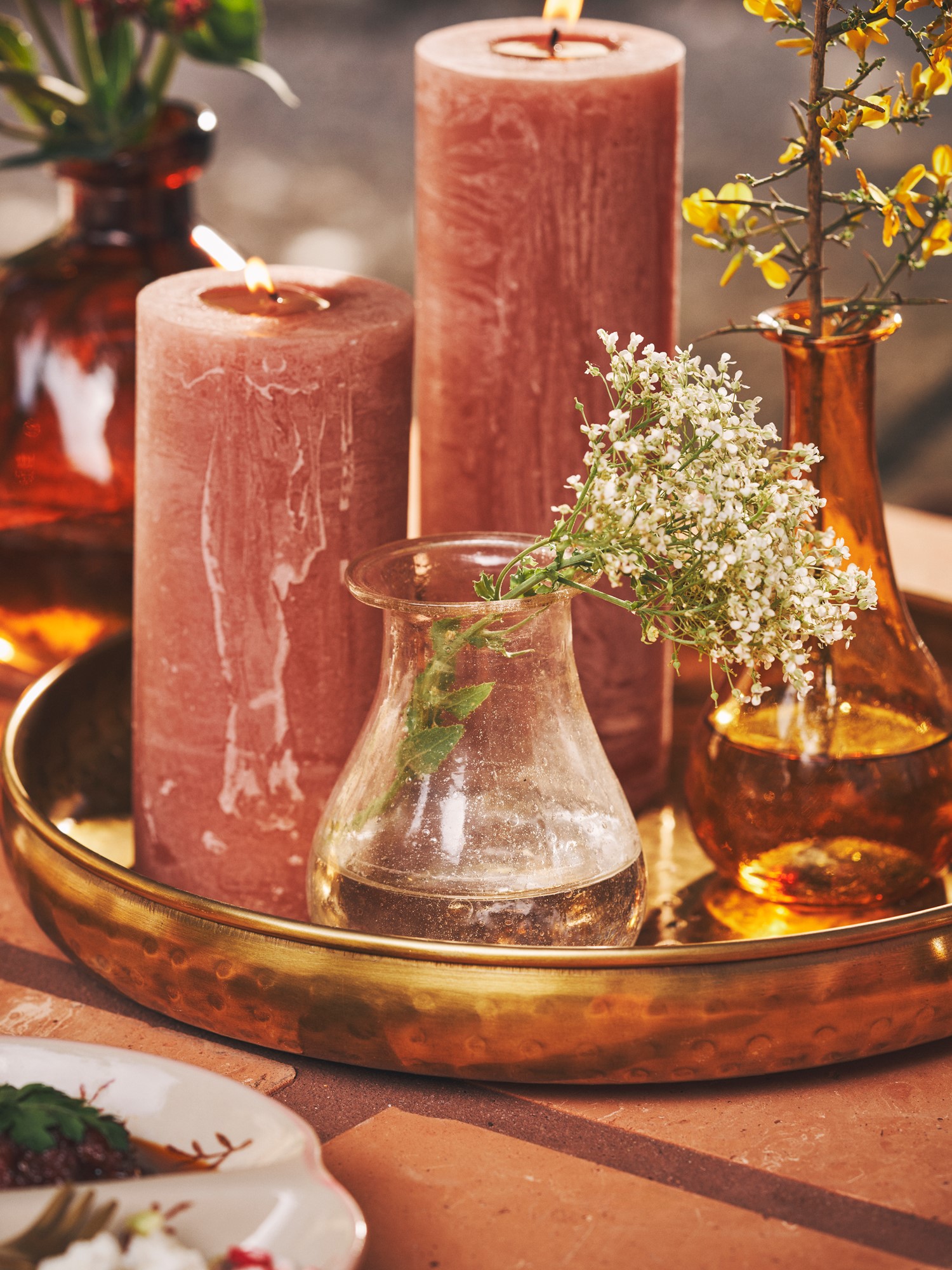 Vase Glass. Ø8 x 10 cm.