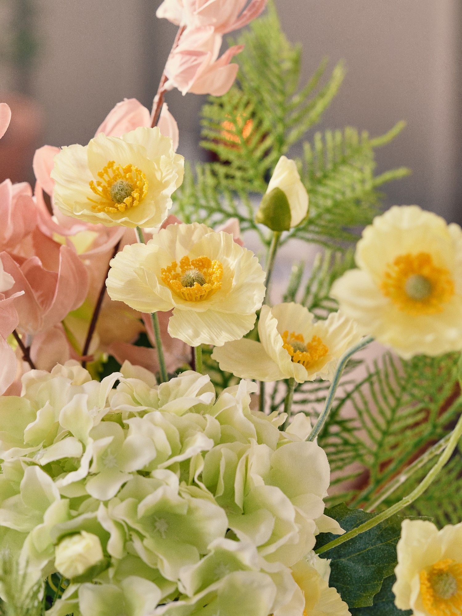 Artificial flower poppy 59 cm.