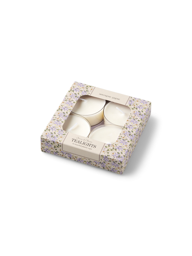 Jumbo tealight candles Paraffin. 4 pcs.