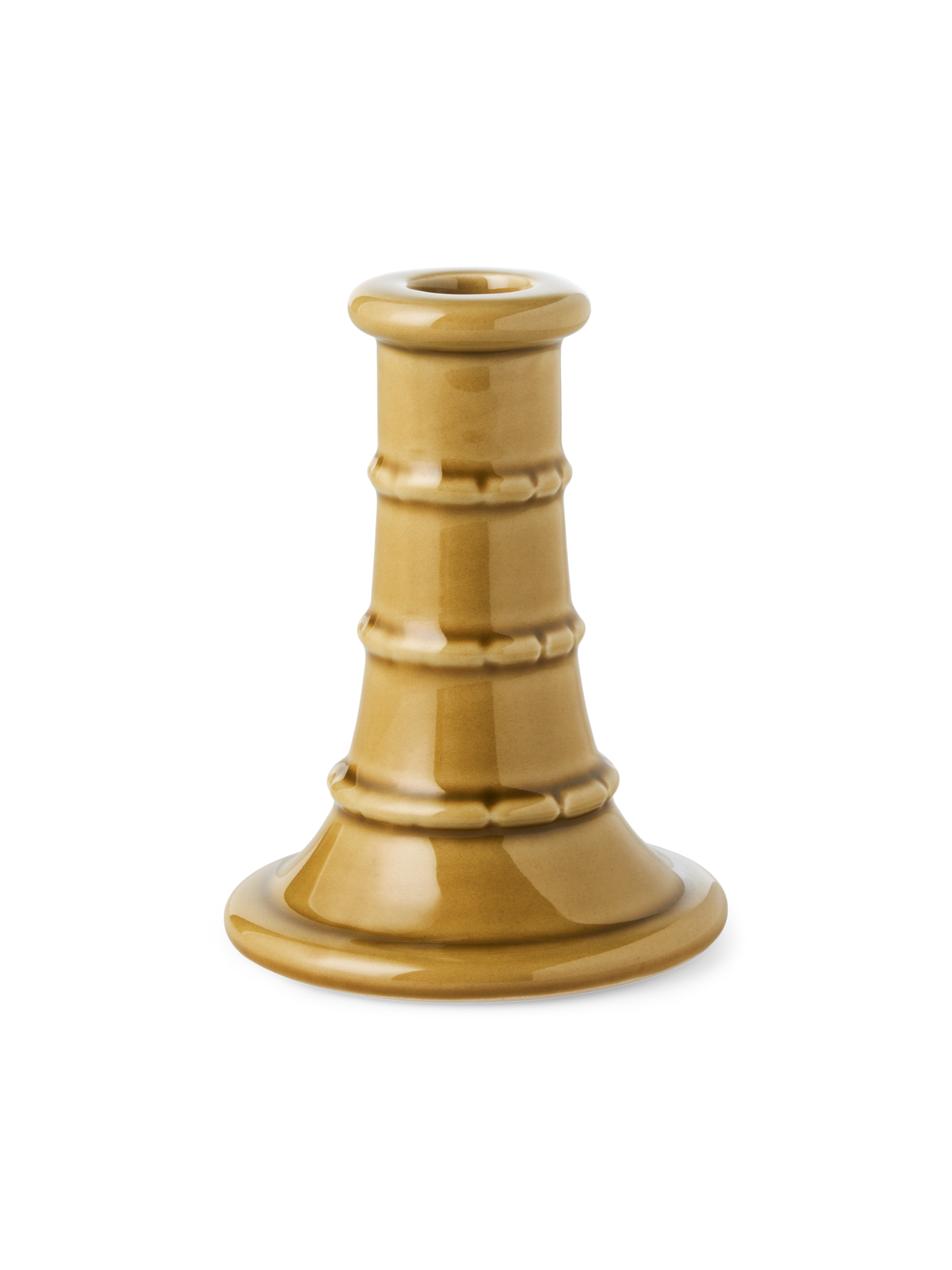 Candleholder Stoneware. Ø9 x 12 cm.