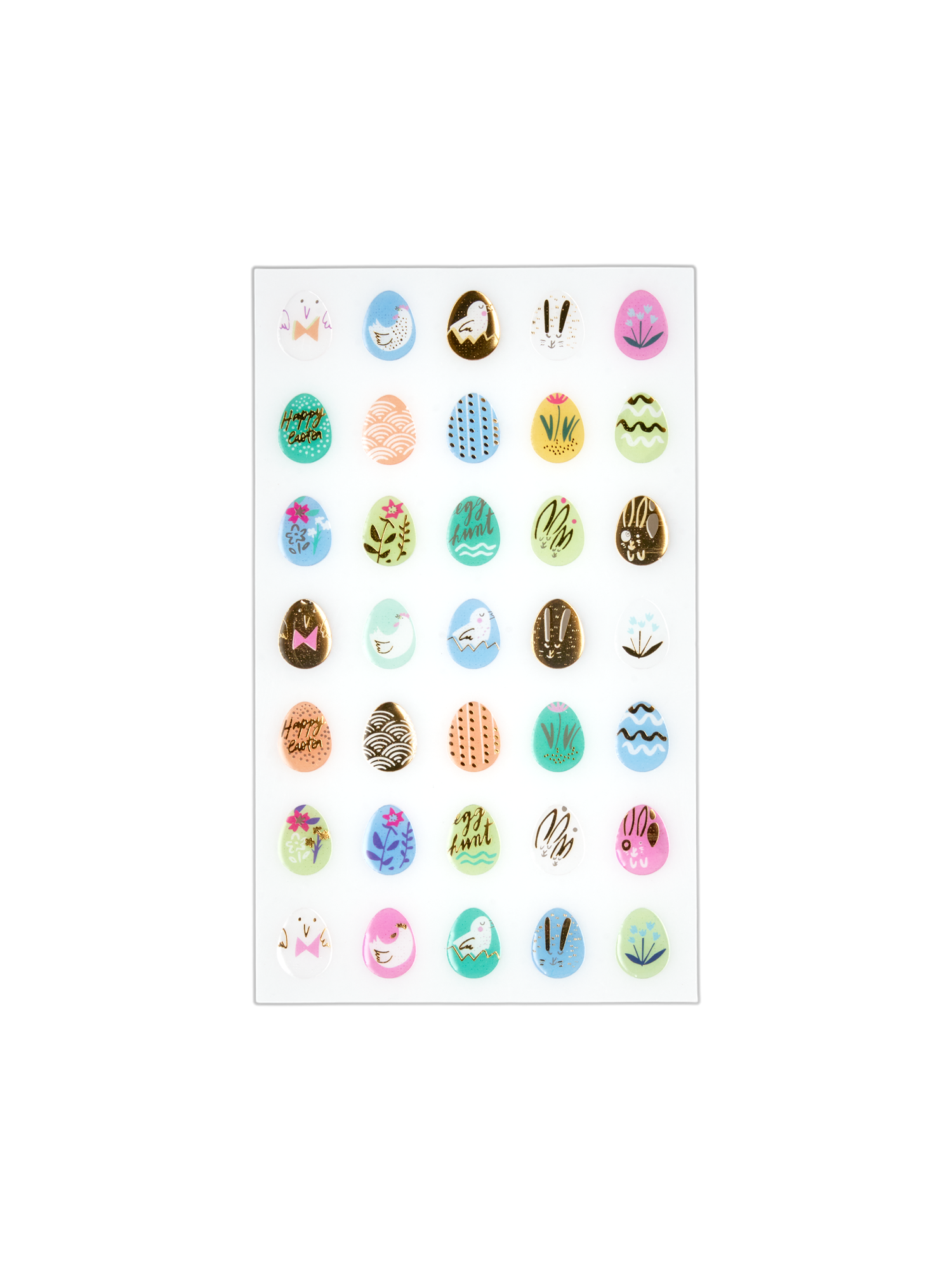 Easter stickers 1 sheet.