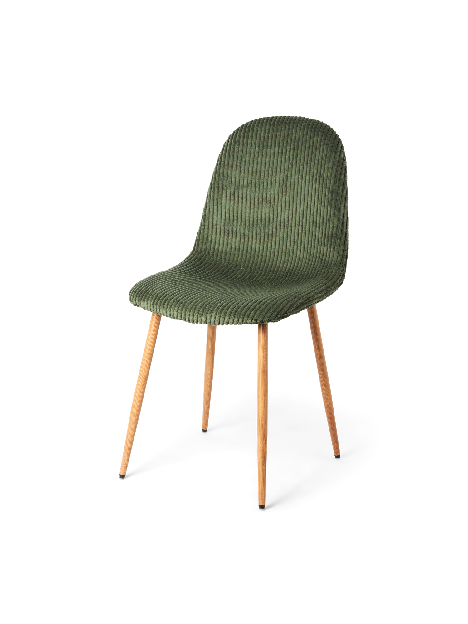 Corduroy chair 44.5 x 40.5 x 89 cm.