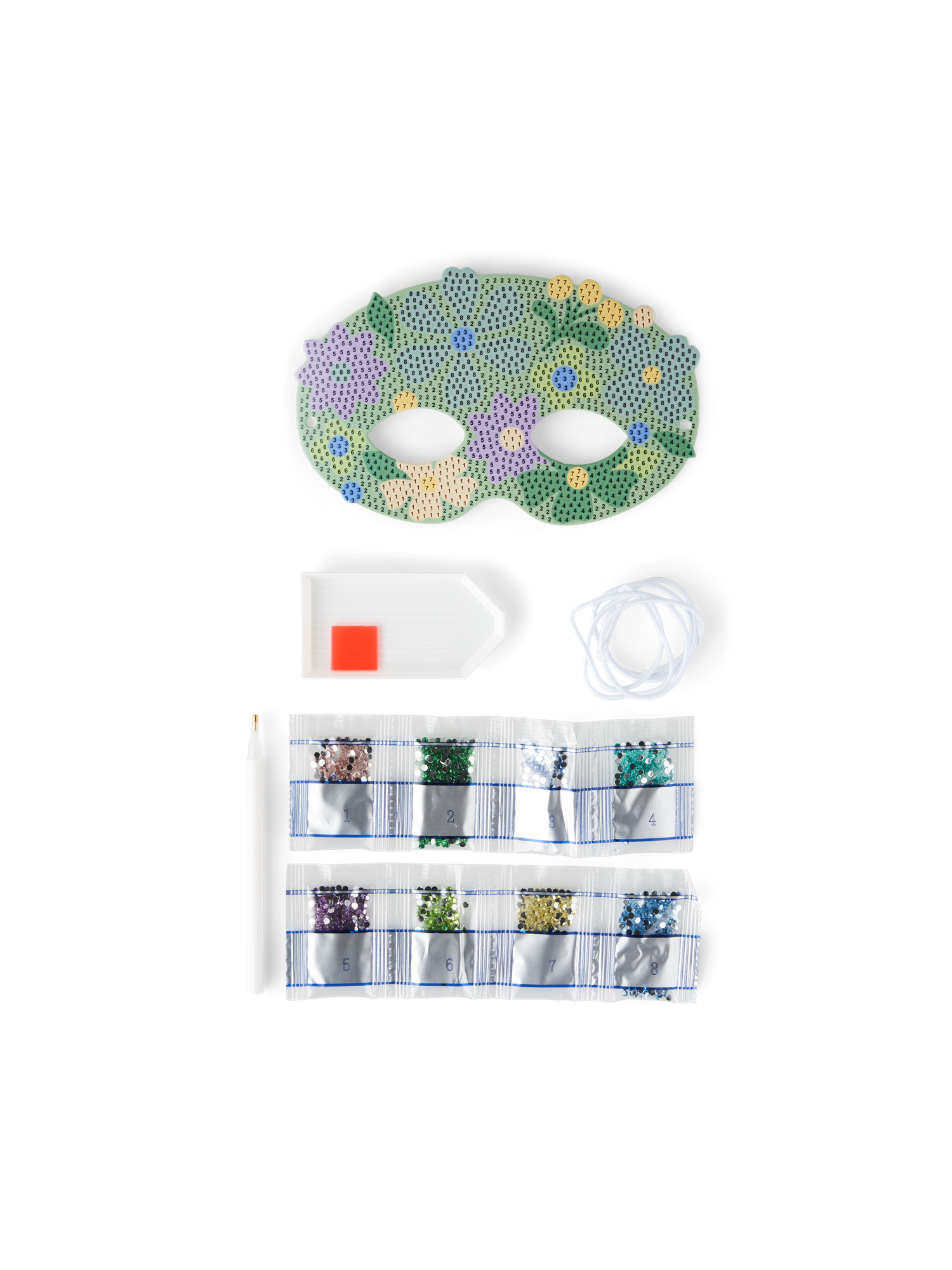 Diamond painting mask DIY kit For 1 mask.
