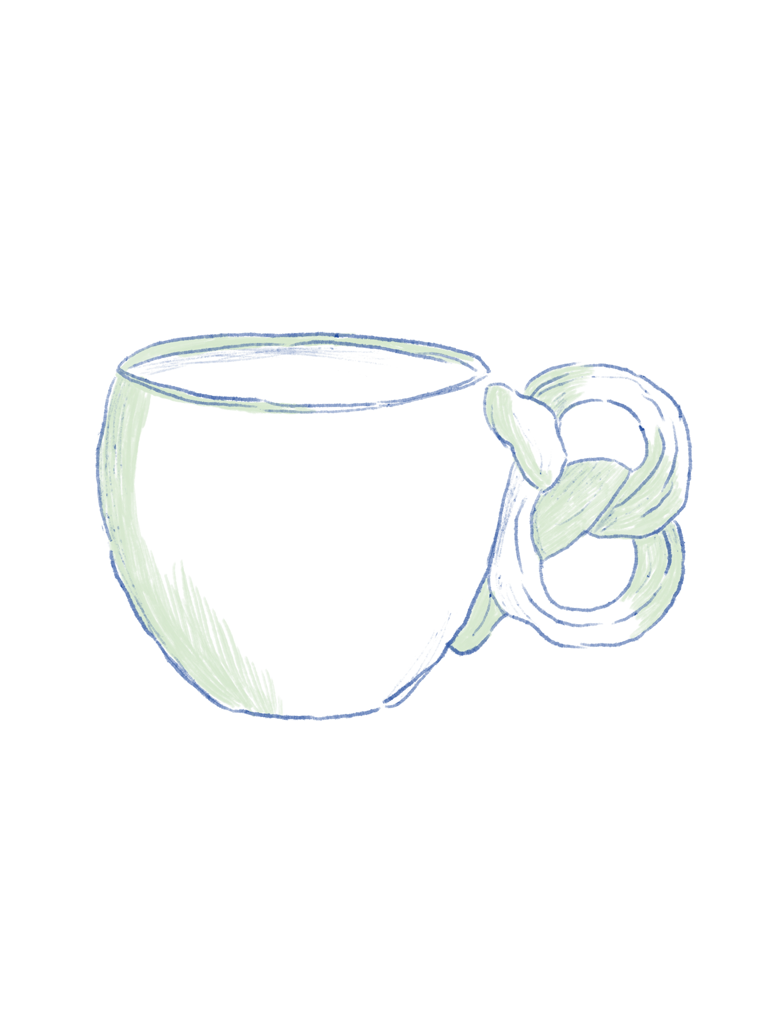 Mug Stoneware. Ø9 x 7.5 cm.