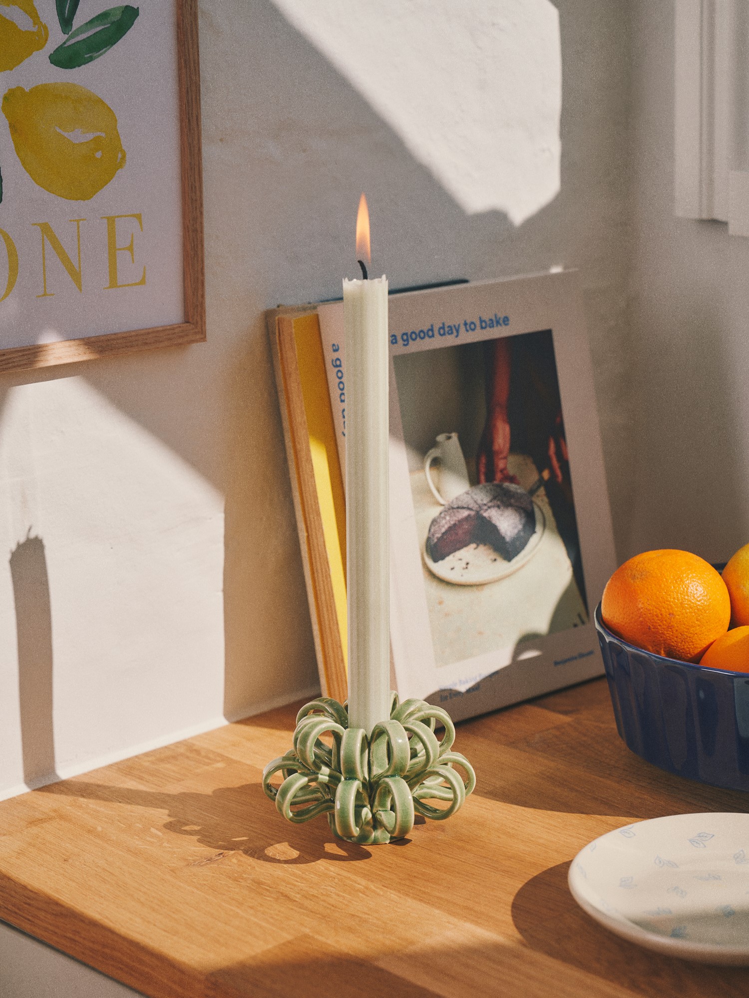 Candles 30 cm Ø2.2 x 30 cm. 2 pcs.