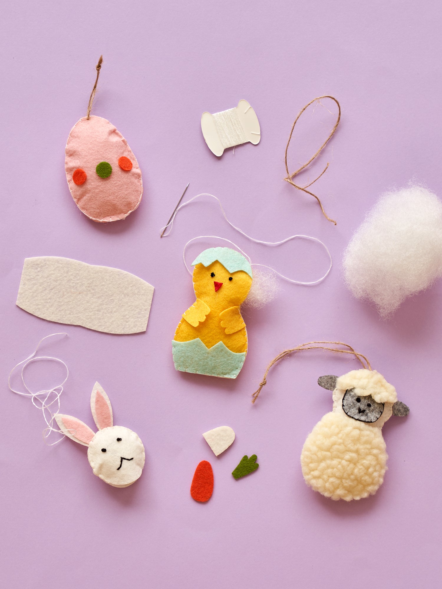 Easter DIY kit 4 ornaments.