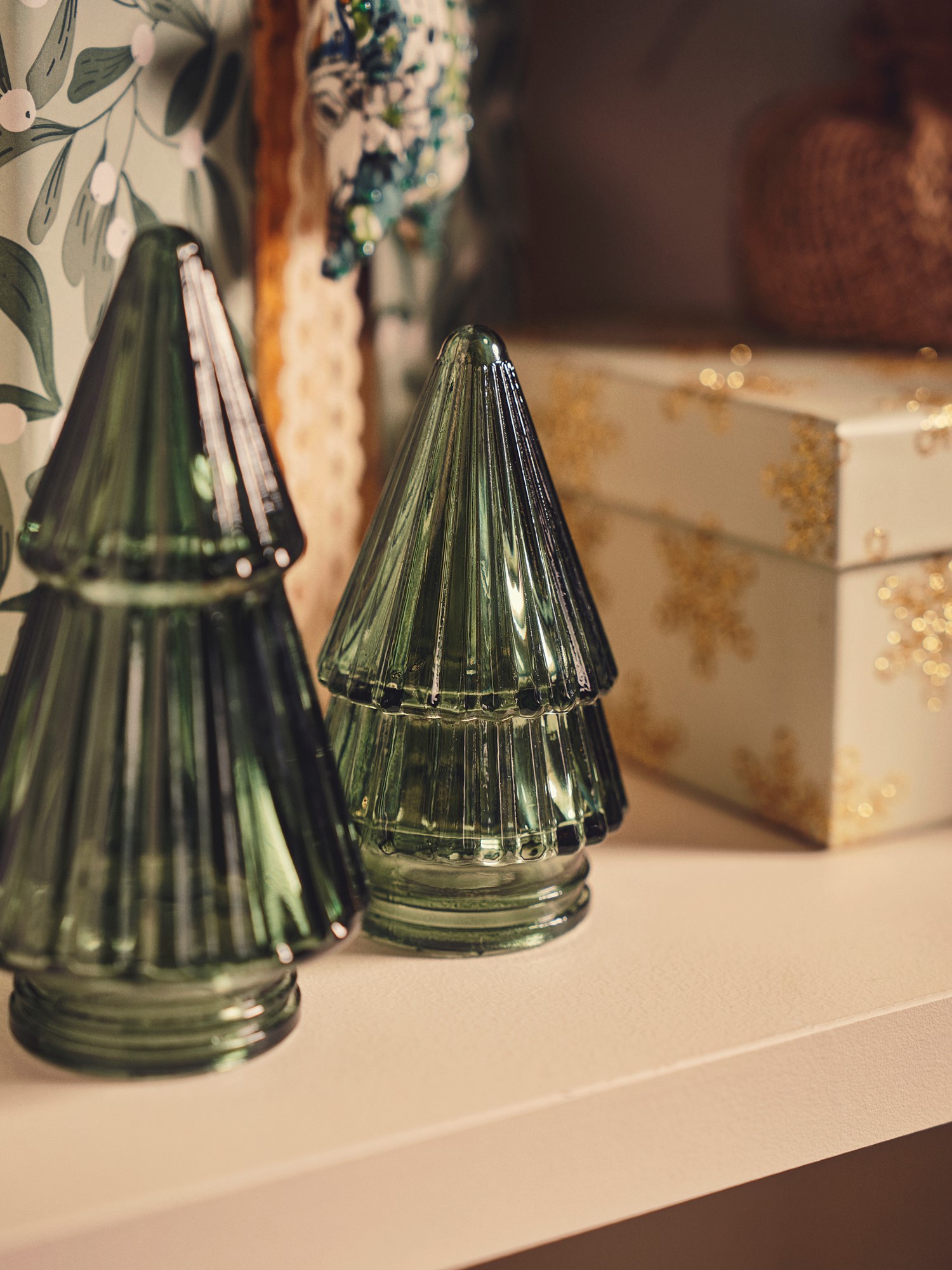 Decorative tree Glass. 11 cm.