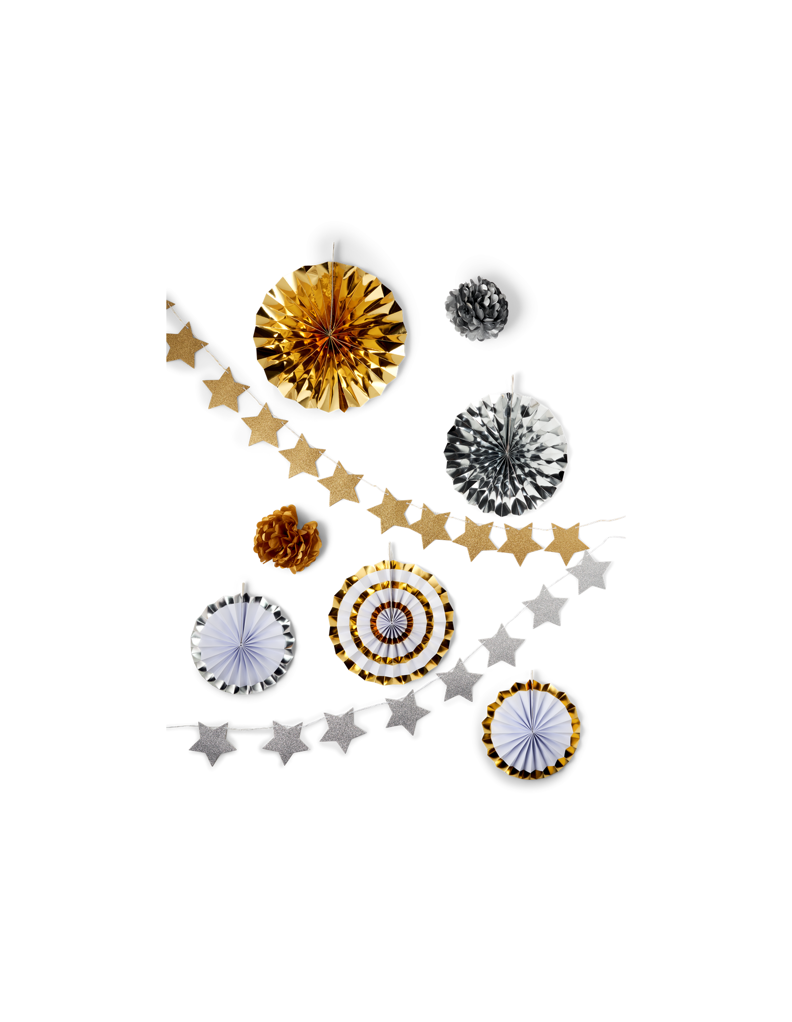 Party decorations set Paper. 9 pcs.