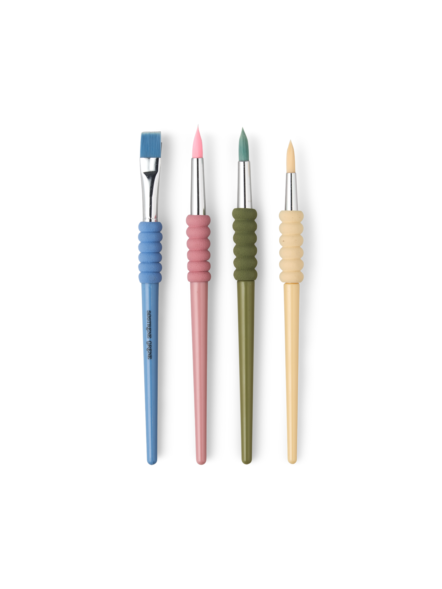 Brush set Polyestyrene/polyurethane/nylon. 4 pcs.
