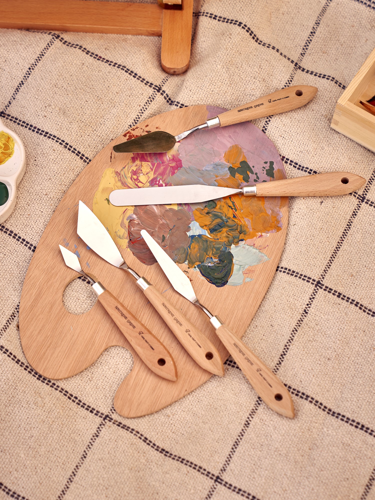 Painting spatula 13 Wood.