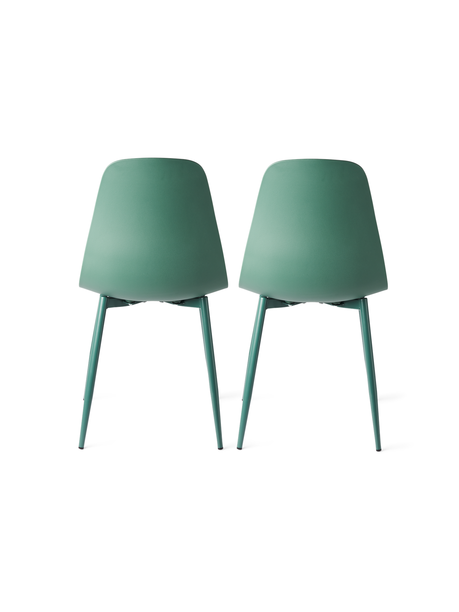 Chairs 2-pack Iron/polypropylene. 40 x 47 x 87 cm. 2 pcs.