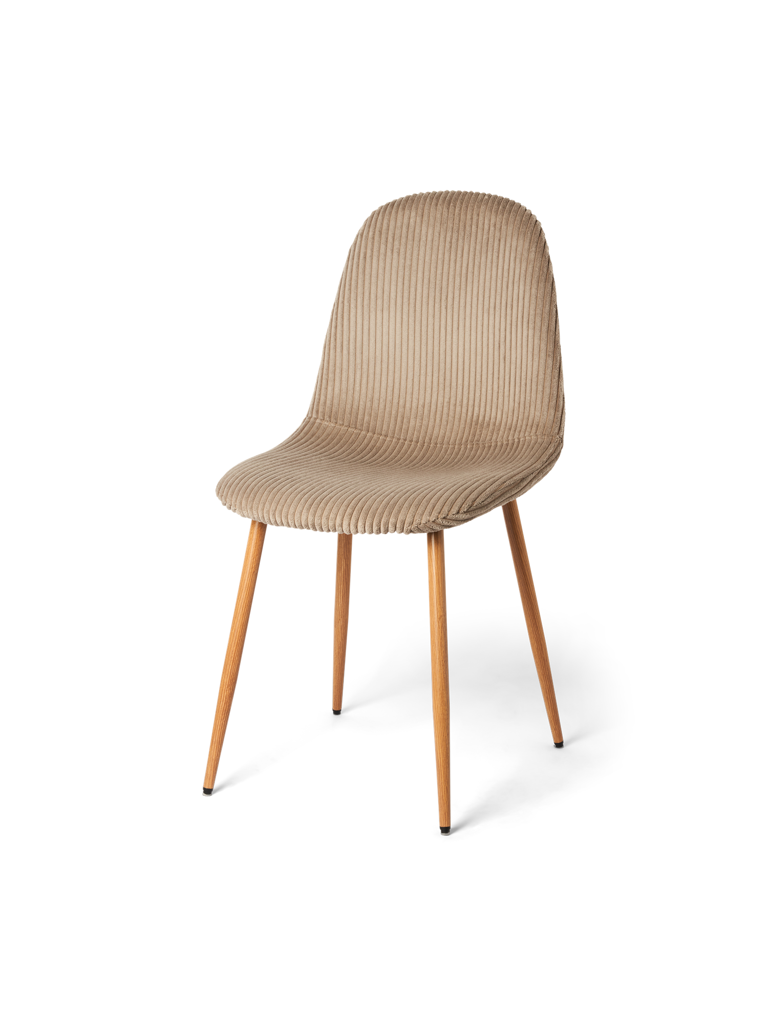 Corduroy chair 44.5 x 40.5 x 89 cm.