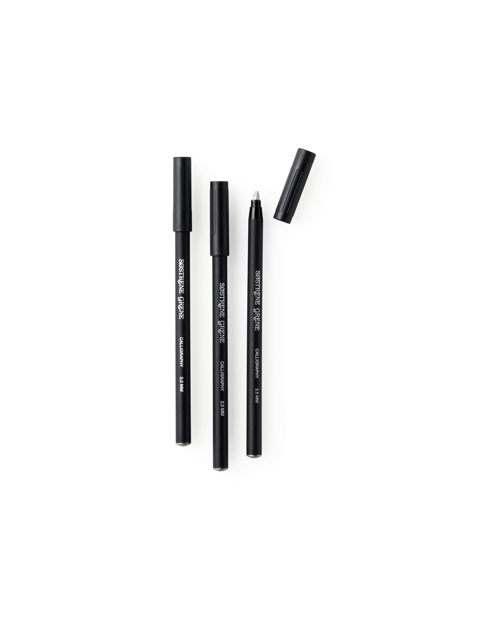 Calligraphy set Water-based ink. 2.0/3.5/5.0 mm. 3 pcs.