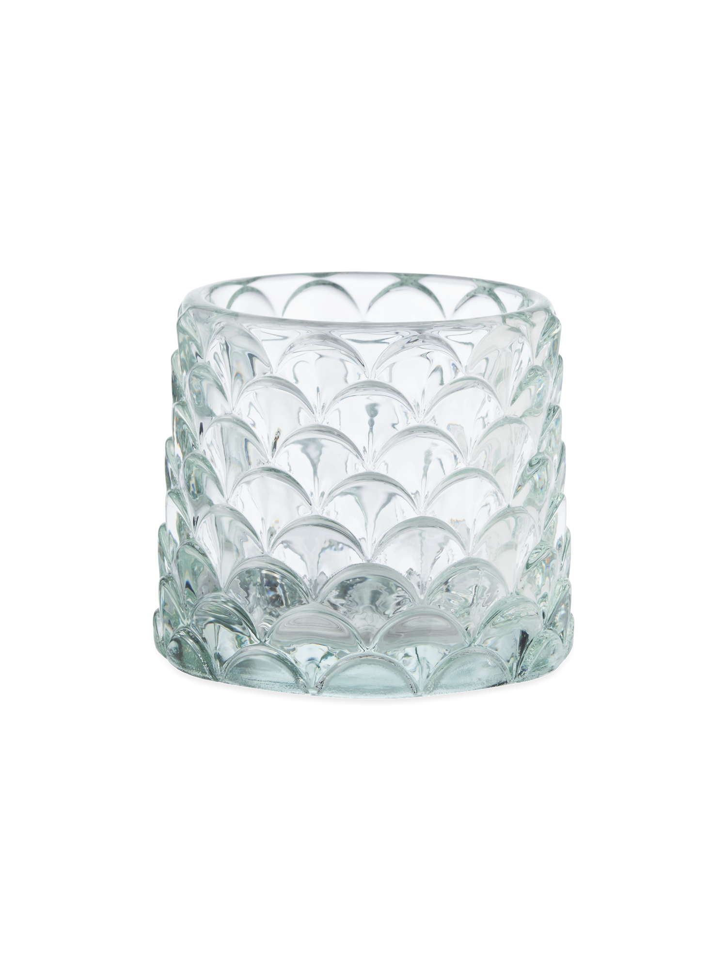 Tealight holder Glass. Ø7.8/6.8 x 6.8 cm.