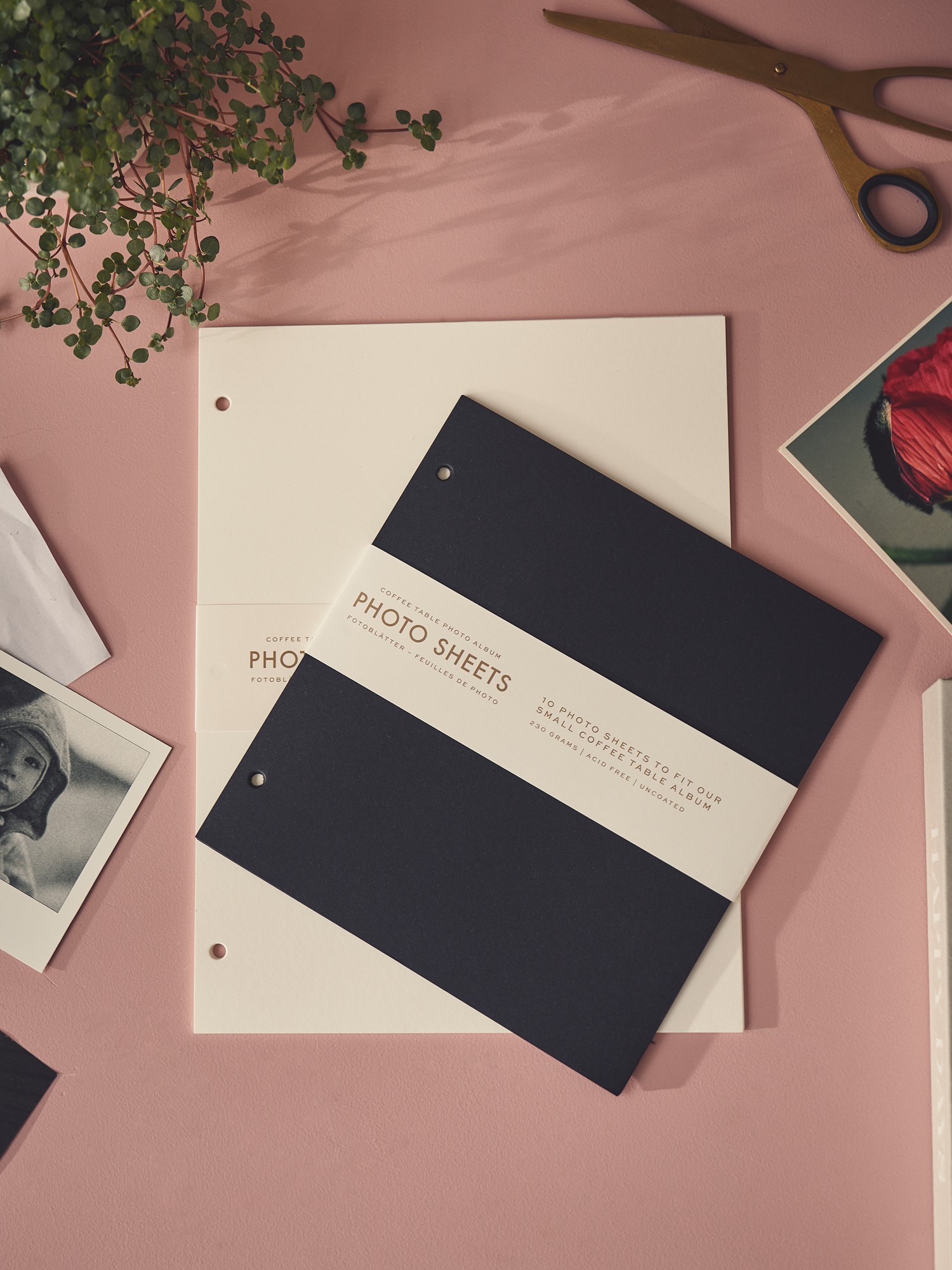 Photo sheets 10-pack Paper. Small. 10 sheets. 230 gsm.