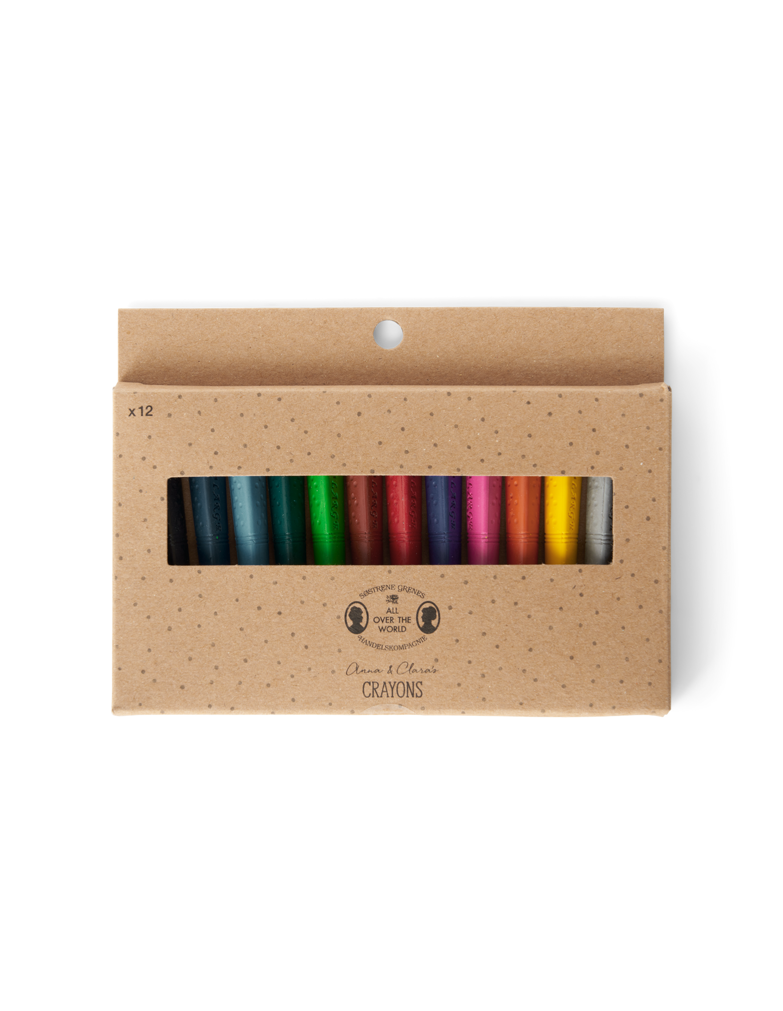 Crayons Wax. 9.8 x 2 cm. 12 pcs.