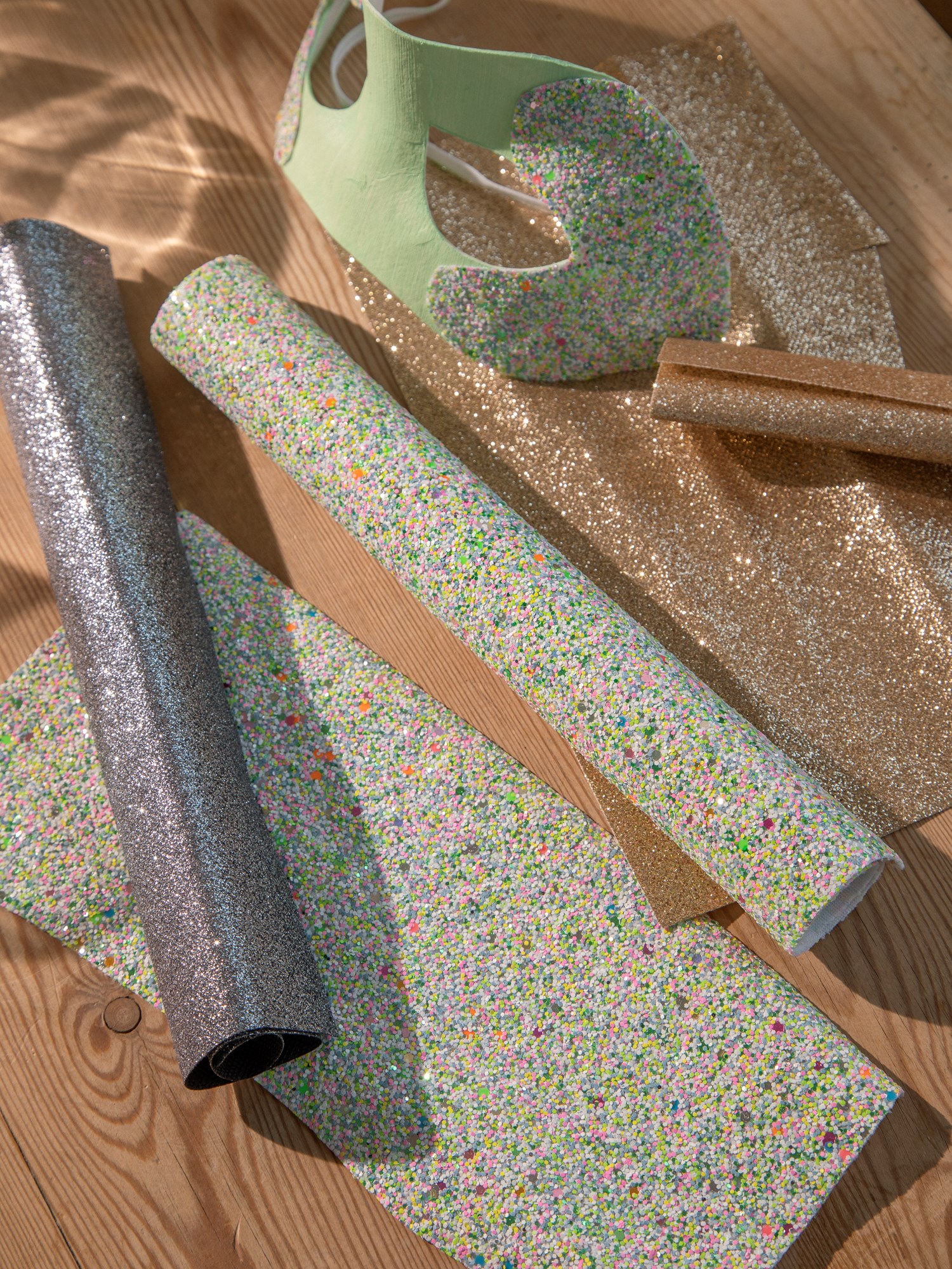 Glitter sheet 24 x 27 cm.