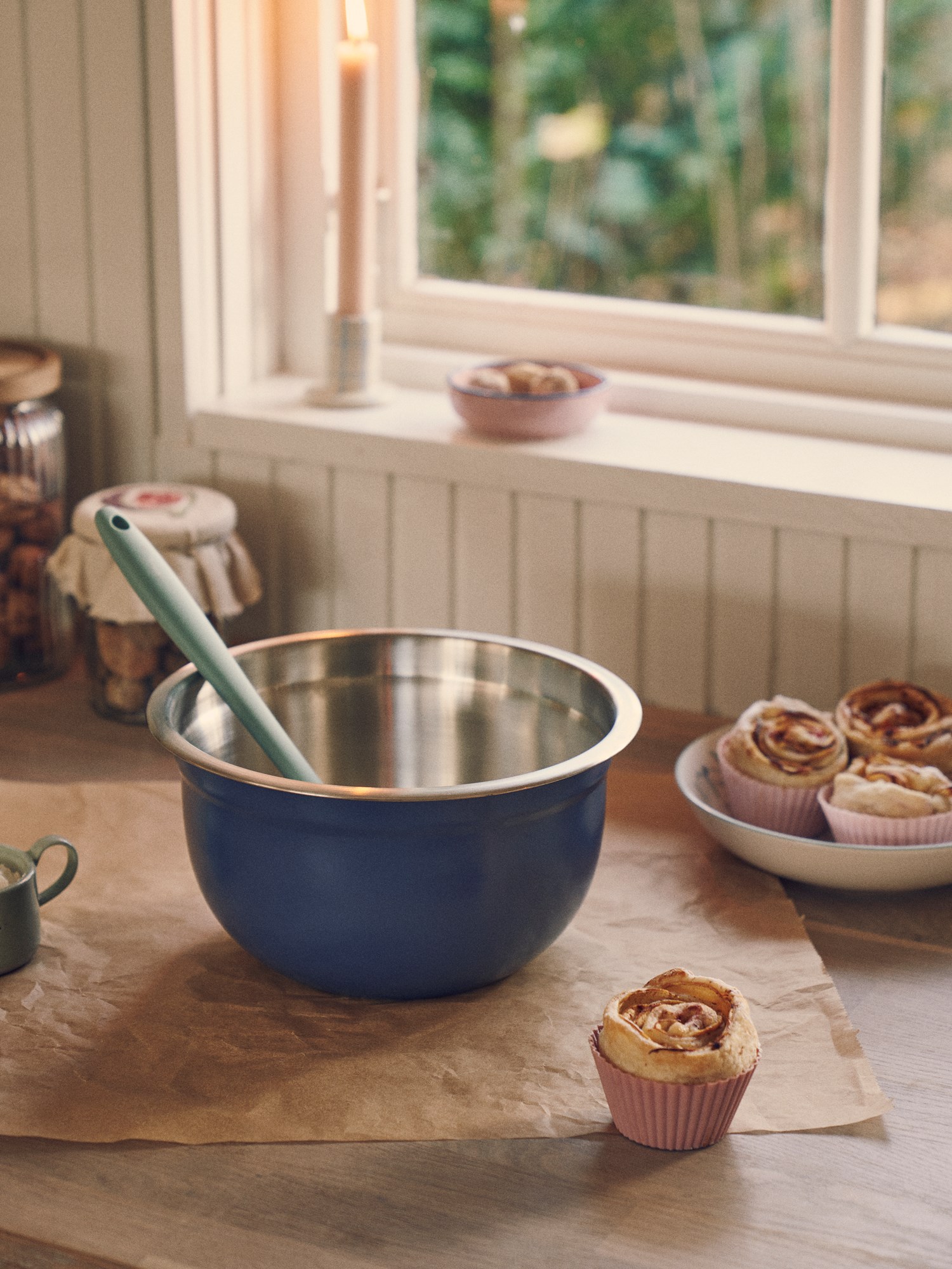 Mixing bowl Stainless steel. Ø22 x 12 cm.