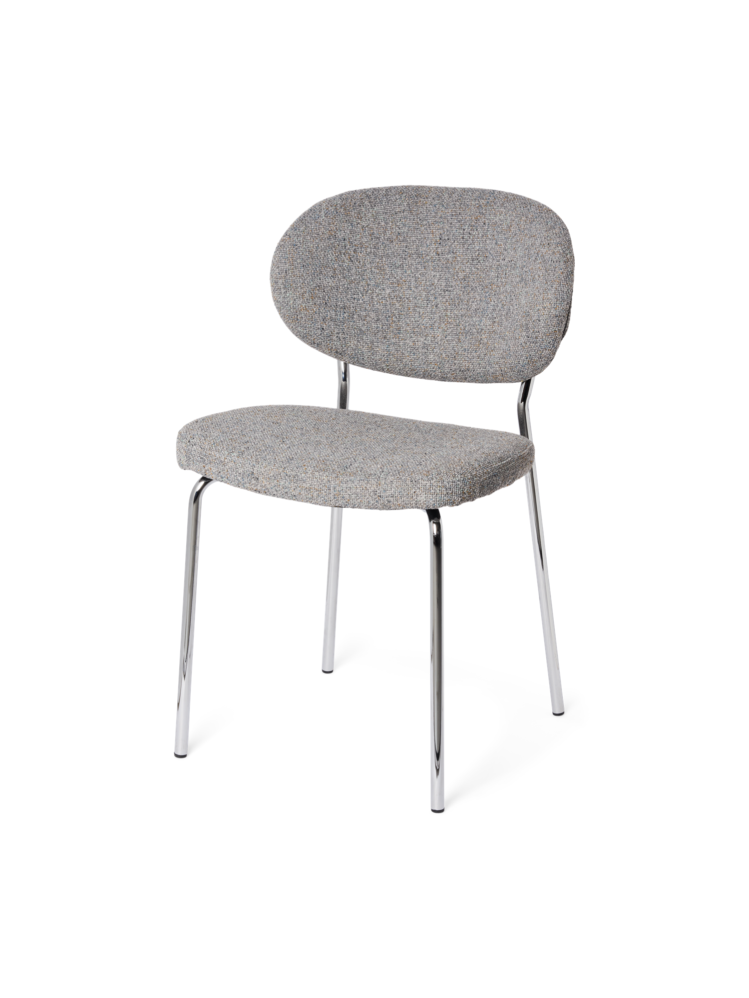 Fabric chair Polyester/foam/iron/poplar wood.