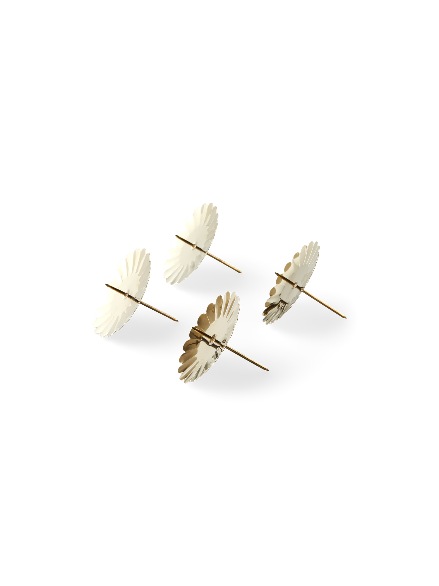 Pillar candleholders for wreaths 4-pack Iron. 7.5 cm. 4 pcs.