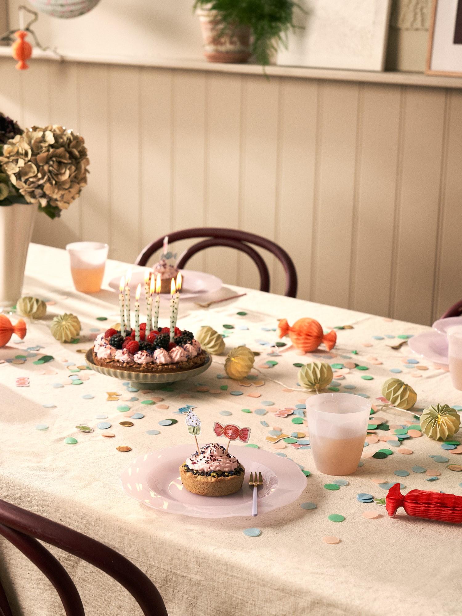 Reusable plastic glasses 4-pack Ø8.5. 4 pcs.